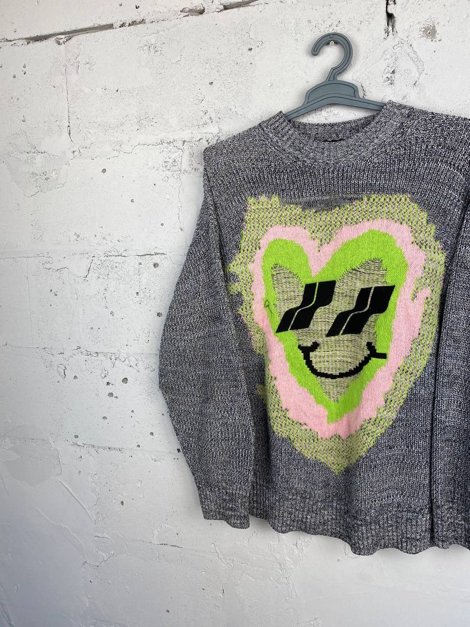 WE11DONE WE11DONE Oversized Heavy Knitted Sweater Neon Size US S / EU 44-46 / 1 - 2 Thumbnail