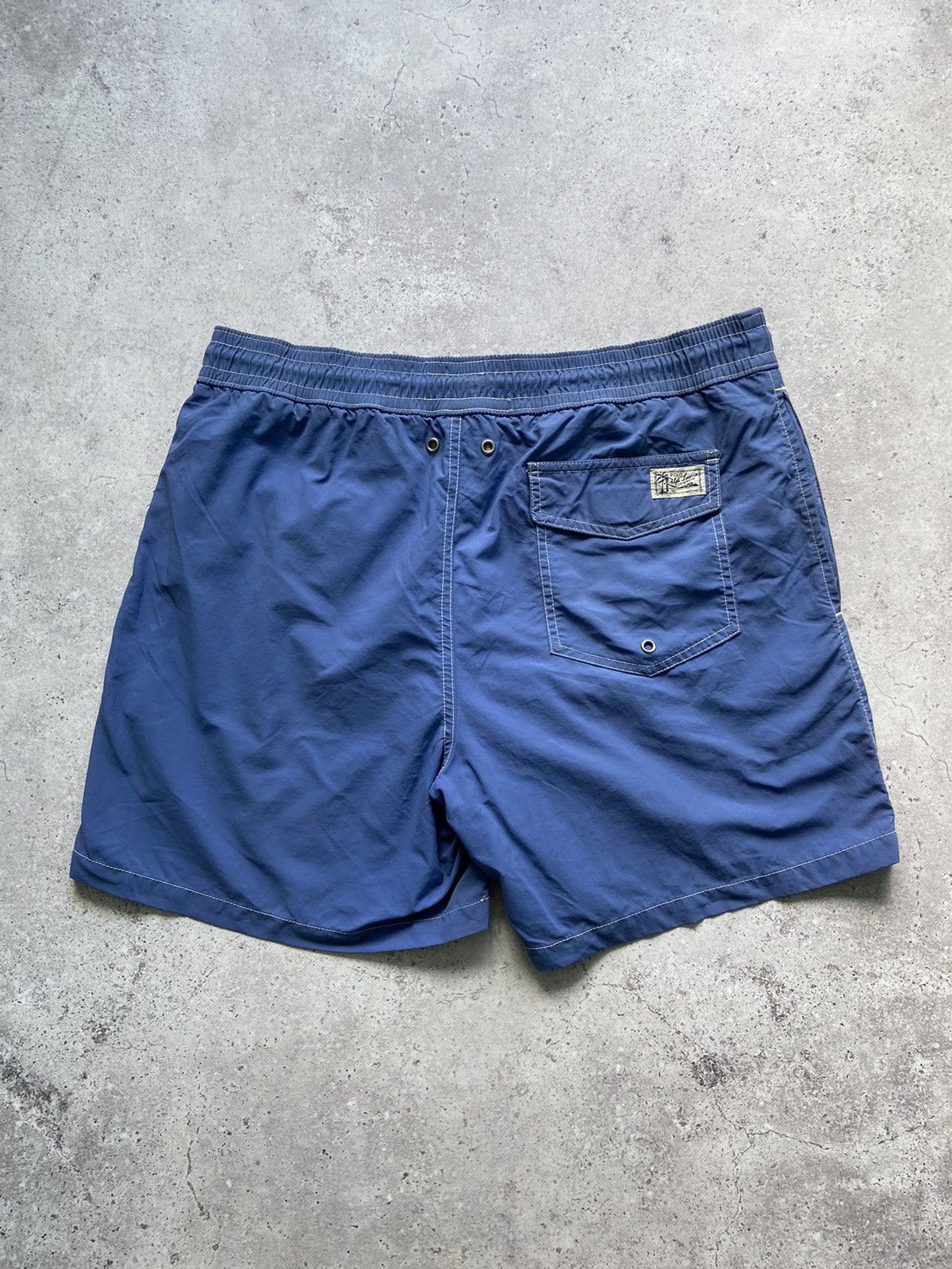Polo Ralph Lauren Polo Ralph Lauren Pony Logo Blue Swim Shorts Size US 32 / EU 48 - 4 Thumbnail