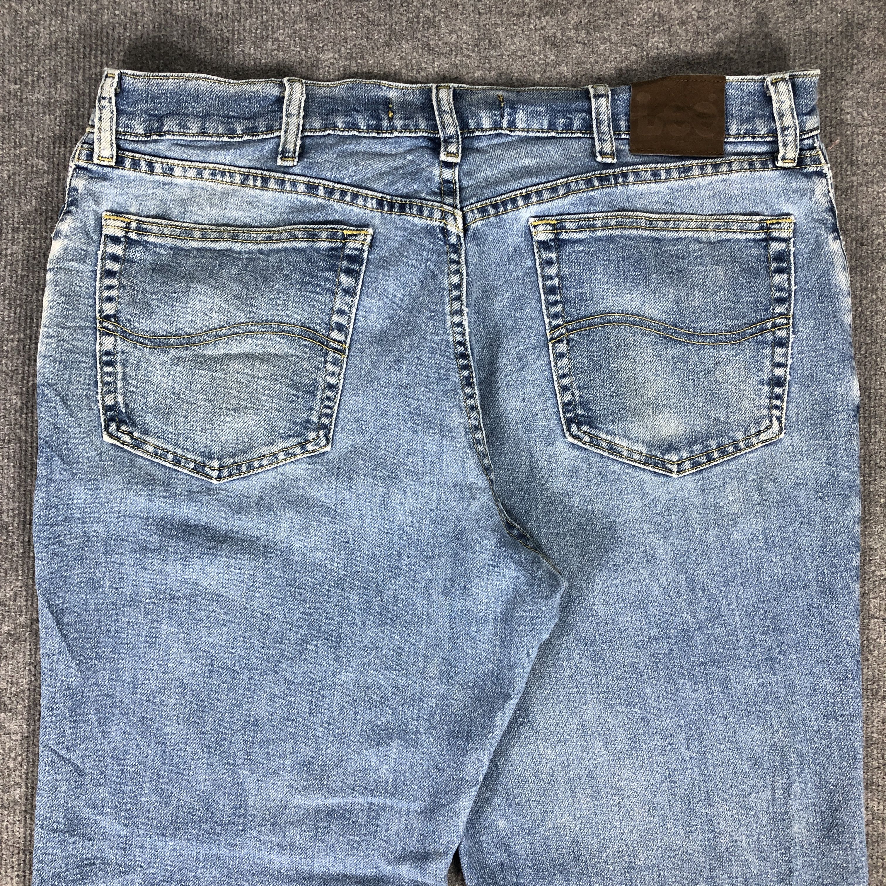 Lee × Vintage Vintage Lee Regular Straight Jeans L824 Size US 38 / EU 54 - 5 Thumbnail