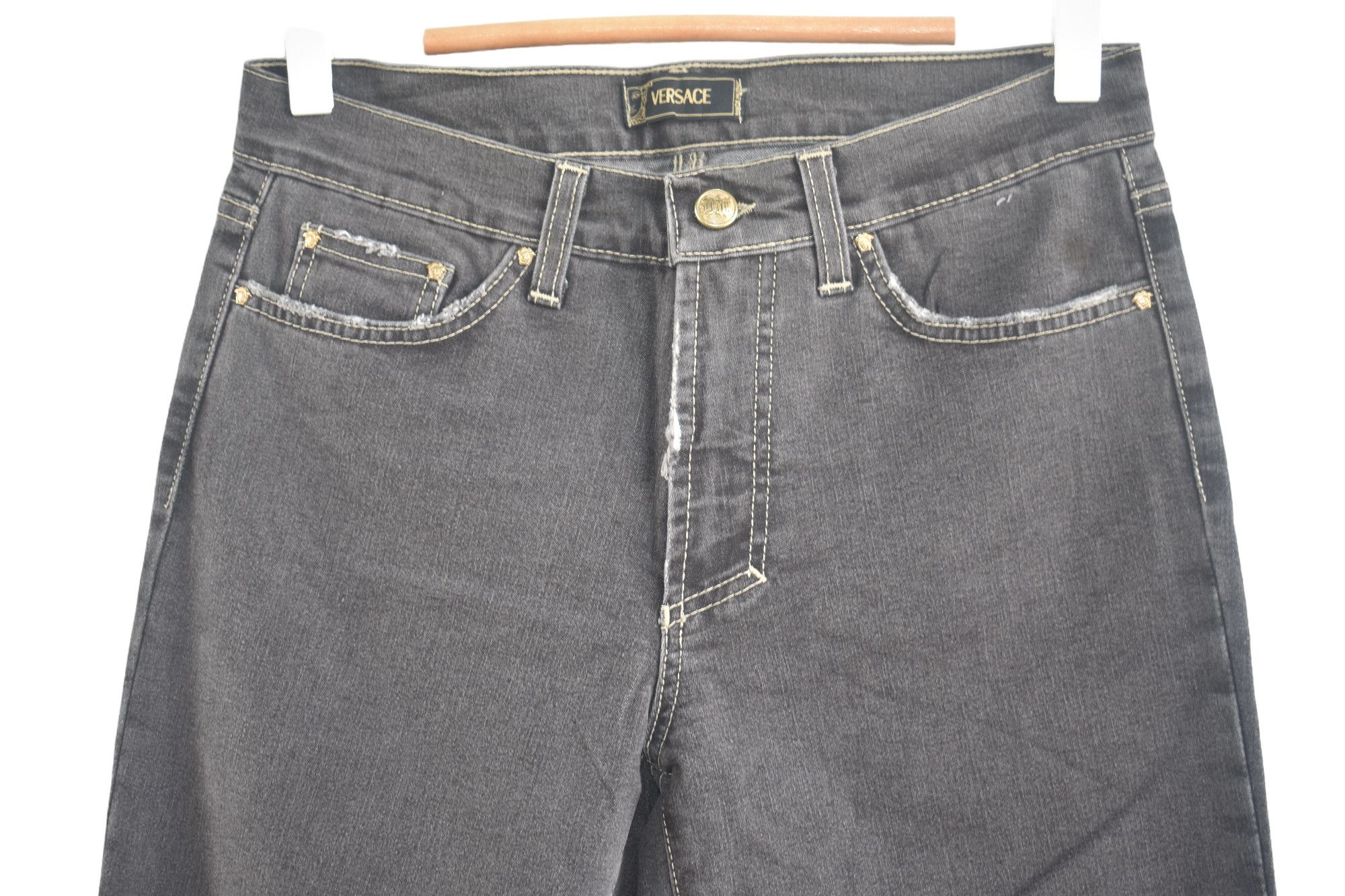 Versace × Versace Jeans Couture × Vintage Vintage Versace Jeans W28 Size US 28 / EU 44 - 3 Thumbnail