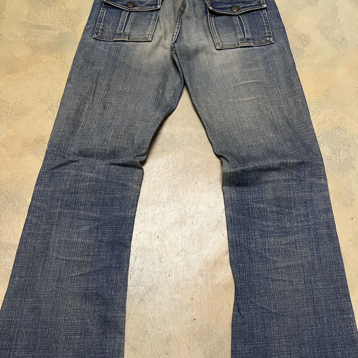 Japanese Brand × Jean Japanese Brand Bootcut Bush Pants Size US 28 / EU 44 - 15 Thumbnail