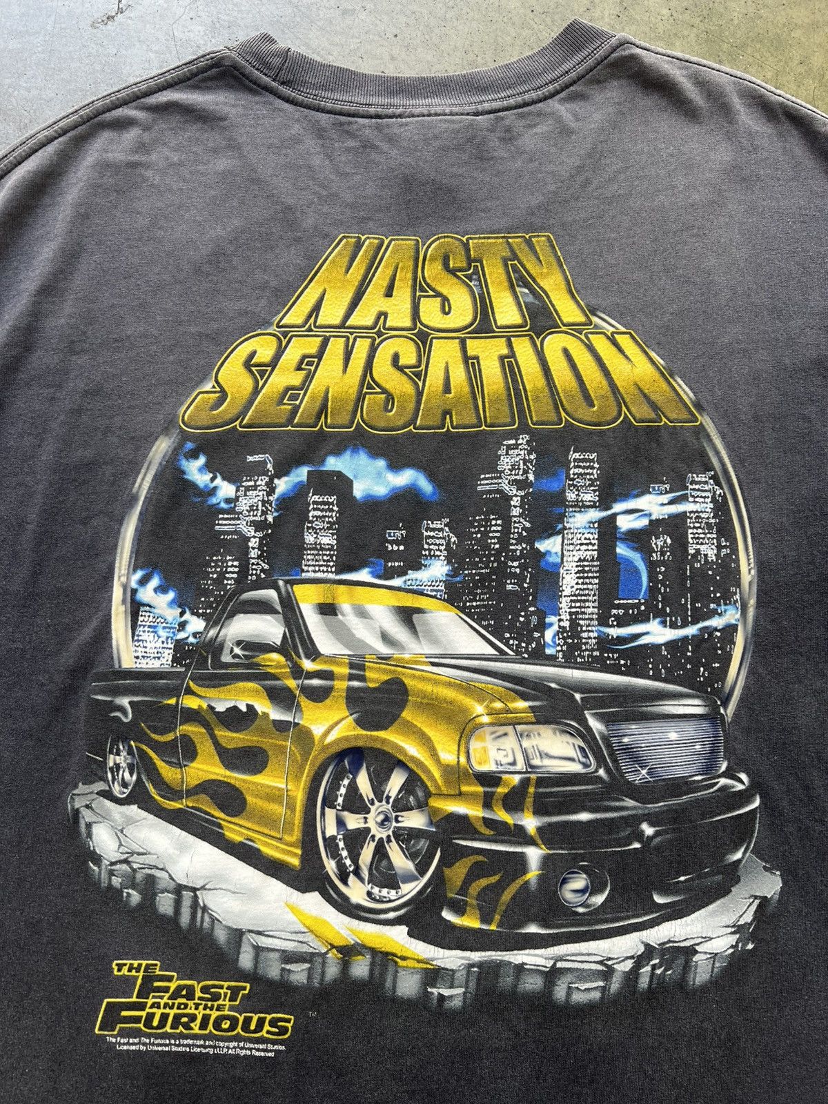 Vintage ‘00s The Fast and The Furious Nasty Sensation Car Tee Shirt Size US L / EU 52-54 / 3 - 1 Thumbnail