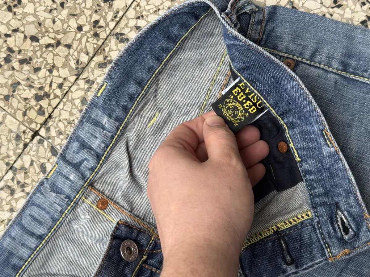 Evisu × Japanese Brand Evisu Hokusai painter and seagull print jeans Japan y2k Size 28" / US 6 / IT 42 - 13 Thumbnail