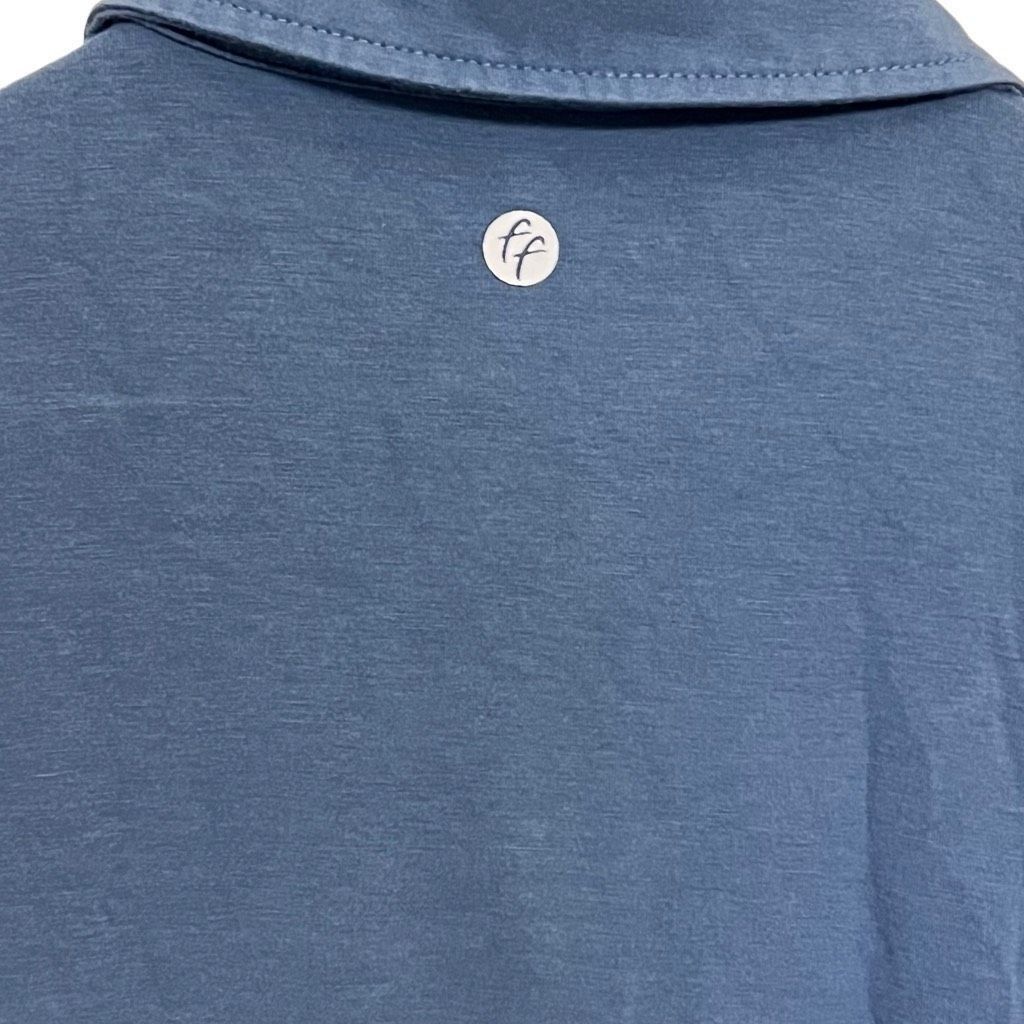 Born Fly Free Fly Men’s Performance Bamboo Polo Shirt – Blue, Size Sm Size US S / EU 44-46 / 1 - 4 Thumbnail