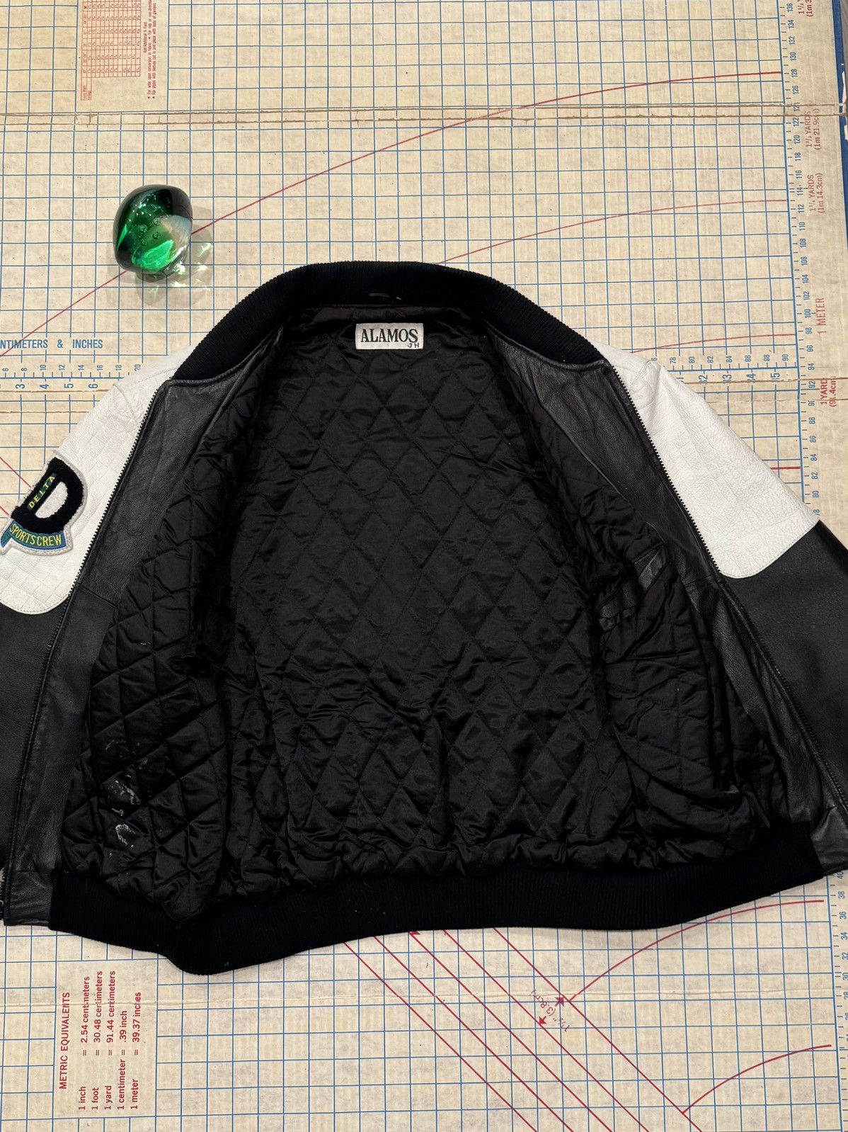 Vintage Vintage Alamos Delta Force Leather Bomber Jacket Mens SizeXL Size US XL / EU 56 / 4 - 10 Thumbnail