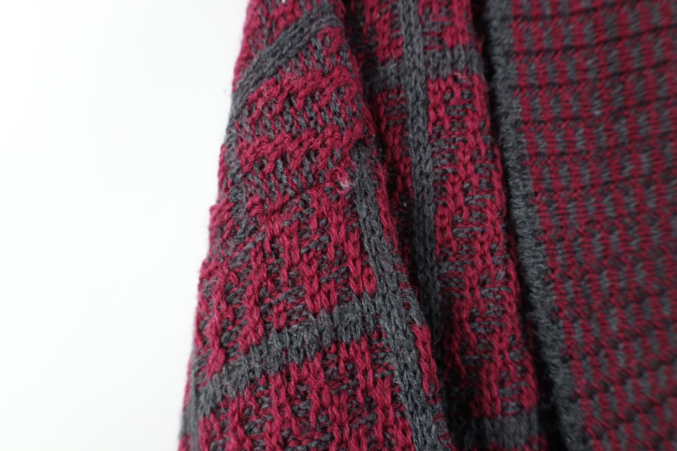 Vintage Vintage 90s Streetwear Checkered Shawl Cardigan Sweater Size US M / EU 48-50 / 2 - 5 Thumbnail