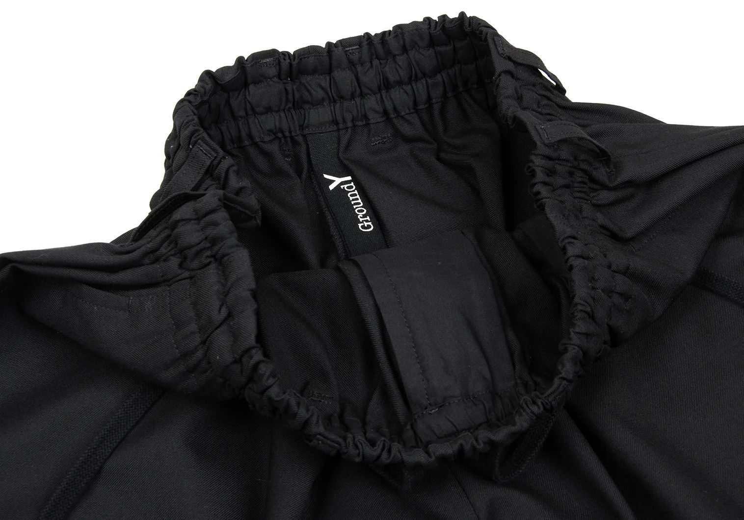 Yohji Yamamoto Wool-Poly Gabardine Cuffed Sarouel Pants Black 3 Size US 34 / EU 50 - 6 Thumbnail