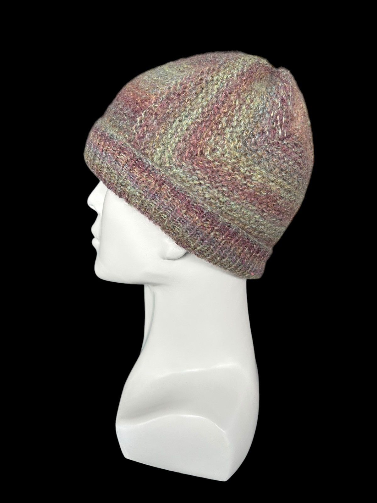 Japanese Brand × Kapital × Vintage Crochet Knitted handmade Beanie Hats Rare☠️☠️ Size ONE SIZE - 4 Thumbnail