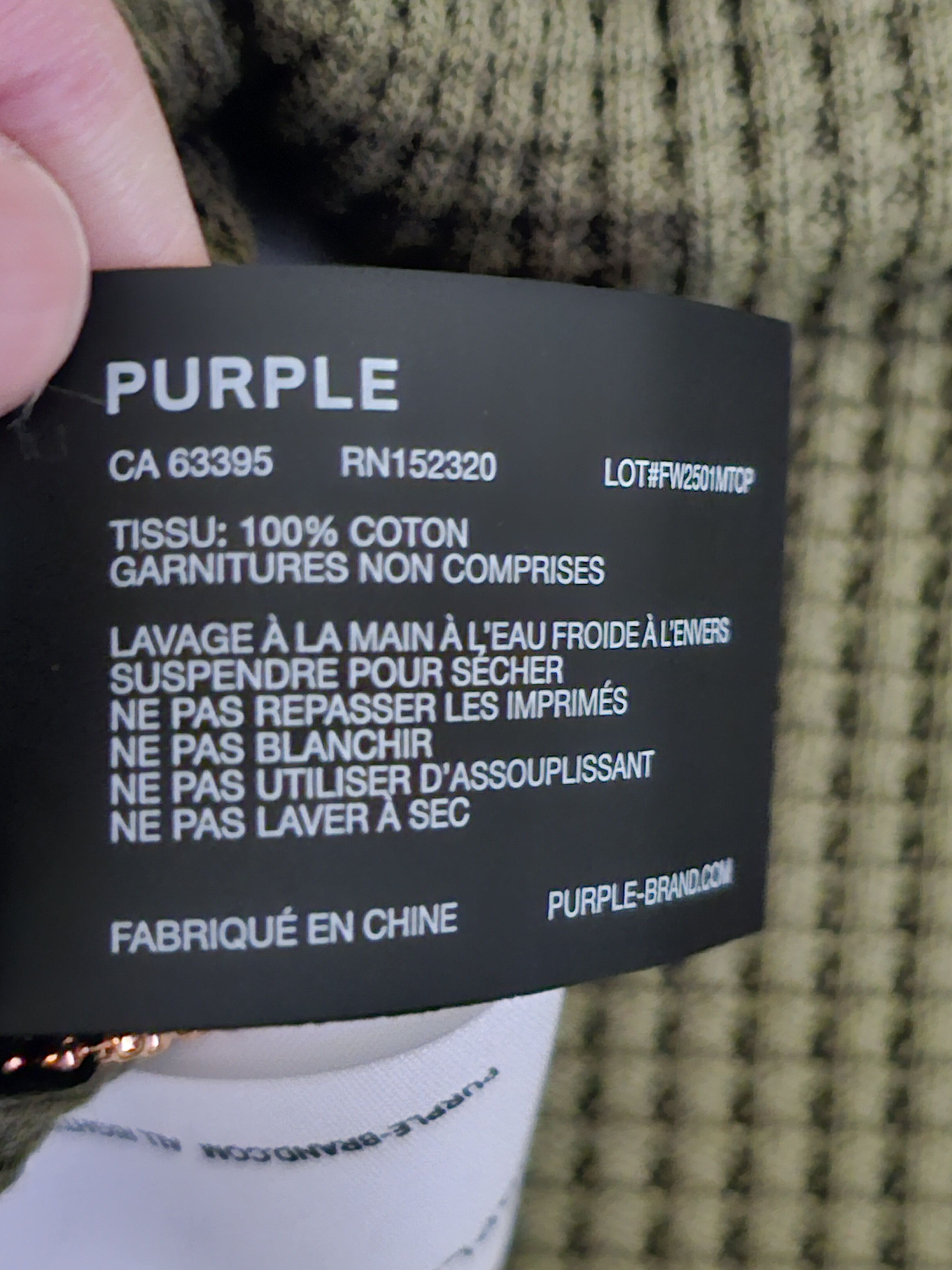 Purple Brand Purple Brand Crystal Embellished Logo Knit Sweater Size US M / EU 48-50 / 2 - 15 Thumbnail