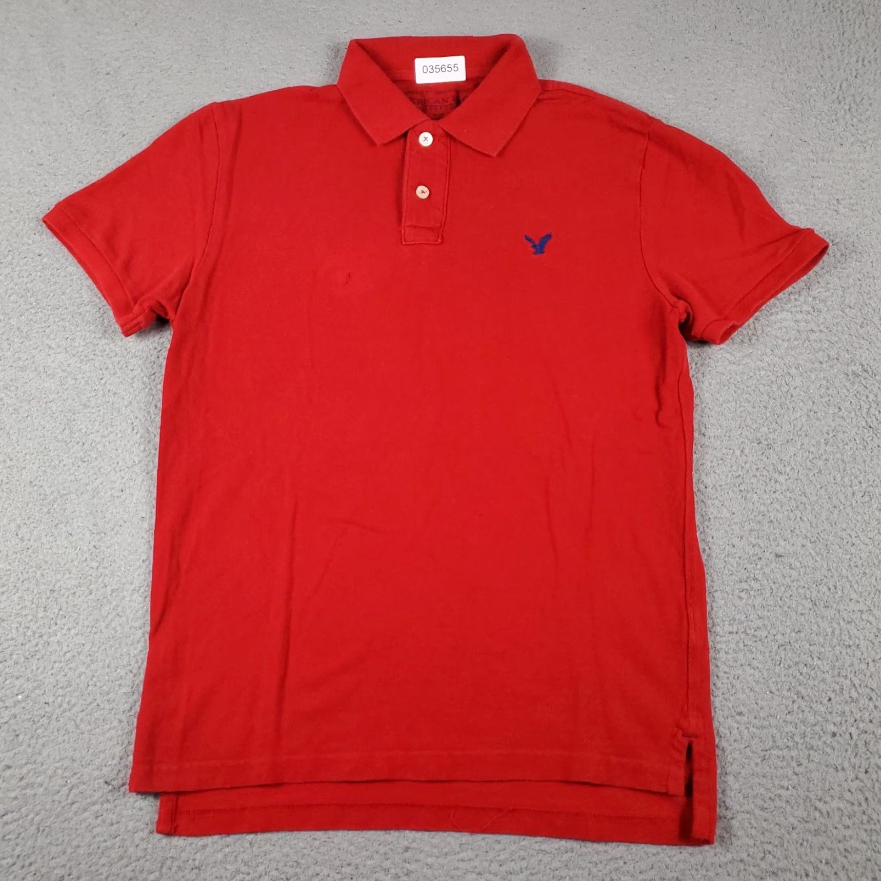 American Eagle Outfitters American Eagle Polo Shirt Mens Medium Red Casual Short Sleeve Activewear Size US M / EU 48-50 / 2 - 2 Thumbnail