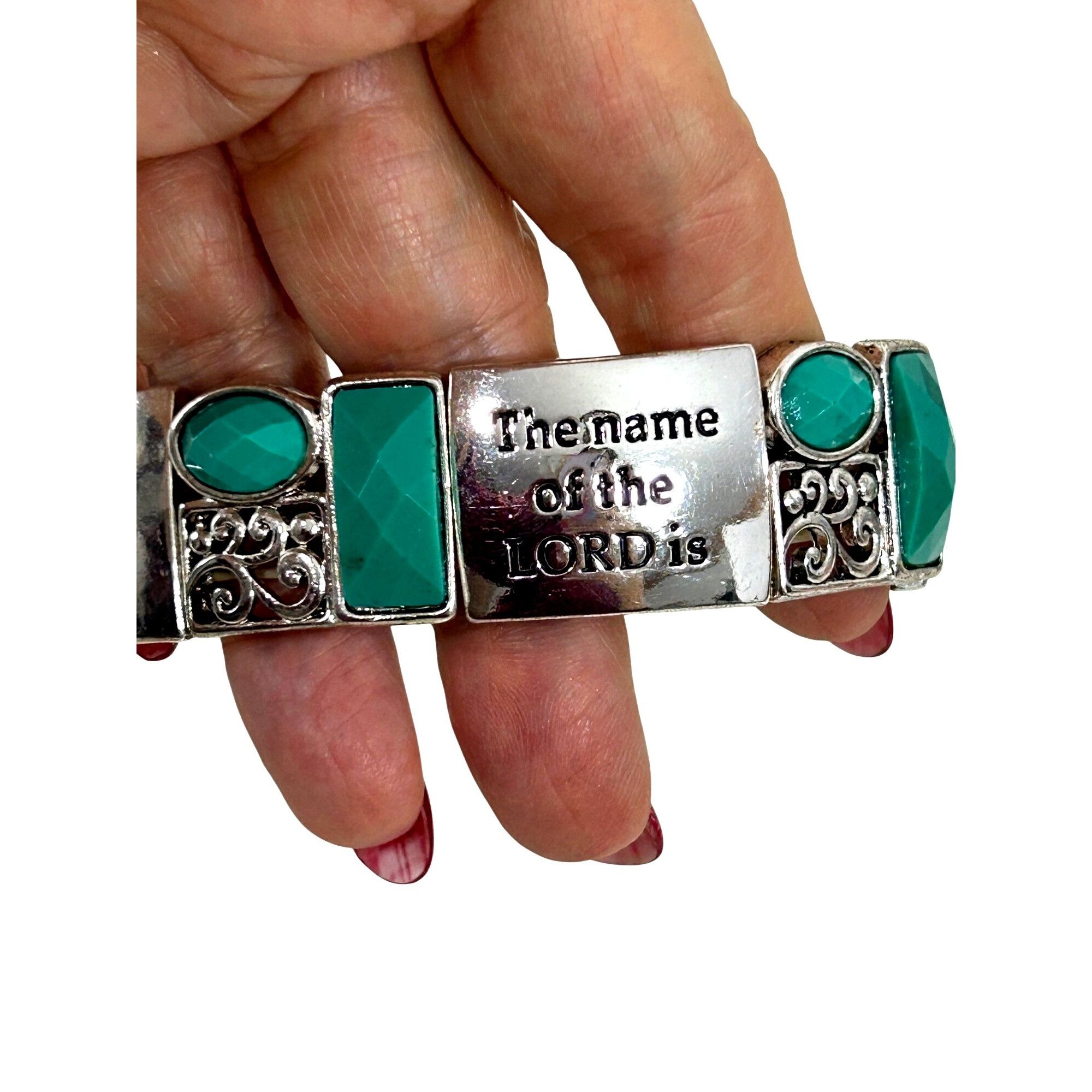 Other Christian Inspiration Bracelet Strong Tower Proverb Silver T Size ONE SIZE - 1 Thumbnail