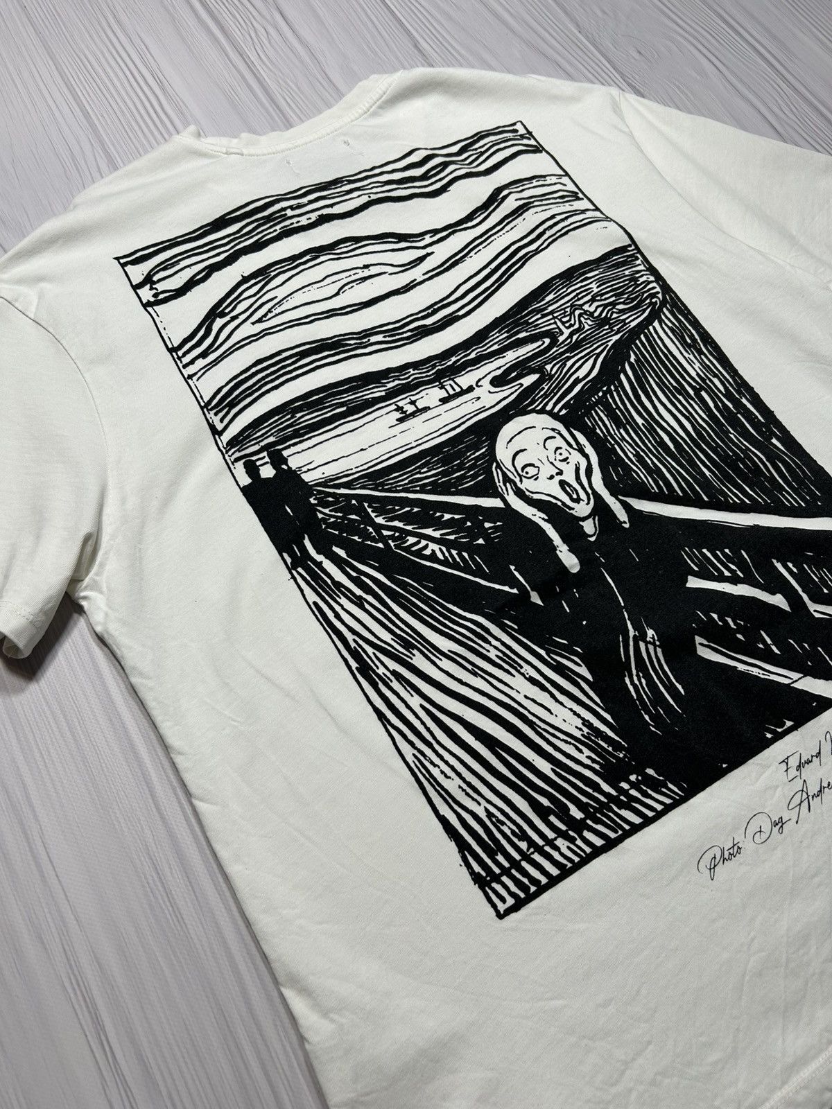 Vintage Edward Munch The Scream 1895 T-Shirt Big Logo Size XXL Size US XXL / EU 58 / 5 - 3 Thumbnail