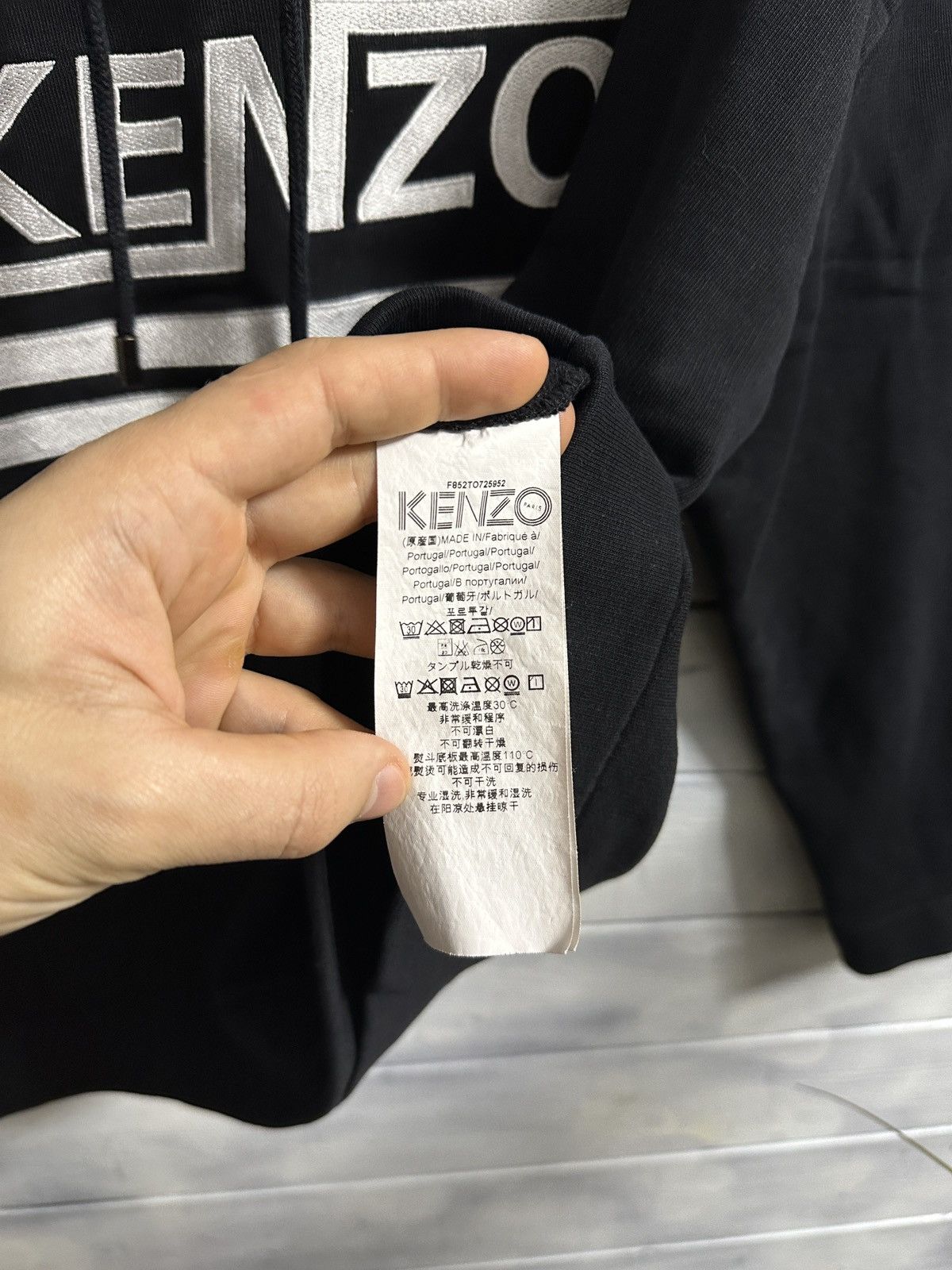 Kenzo Rare Luxury Sweatshirt Kenzo Big Logo. Size L / US 10 / IT 46 - 9 Thumbnail