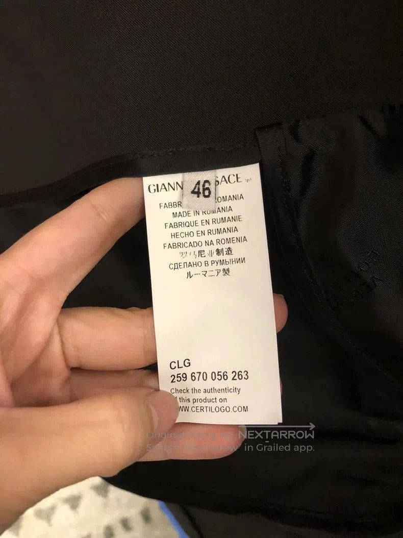 Versace Versace Black Suit Set Size 46. Size US M / EU 48-50 / 2 - 6 Thumbnail