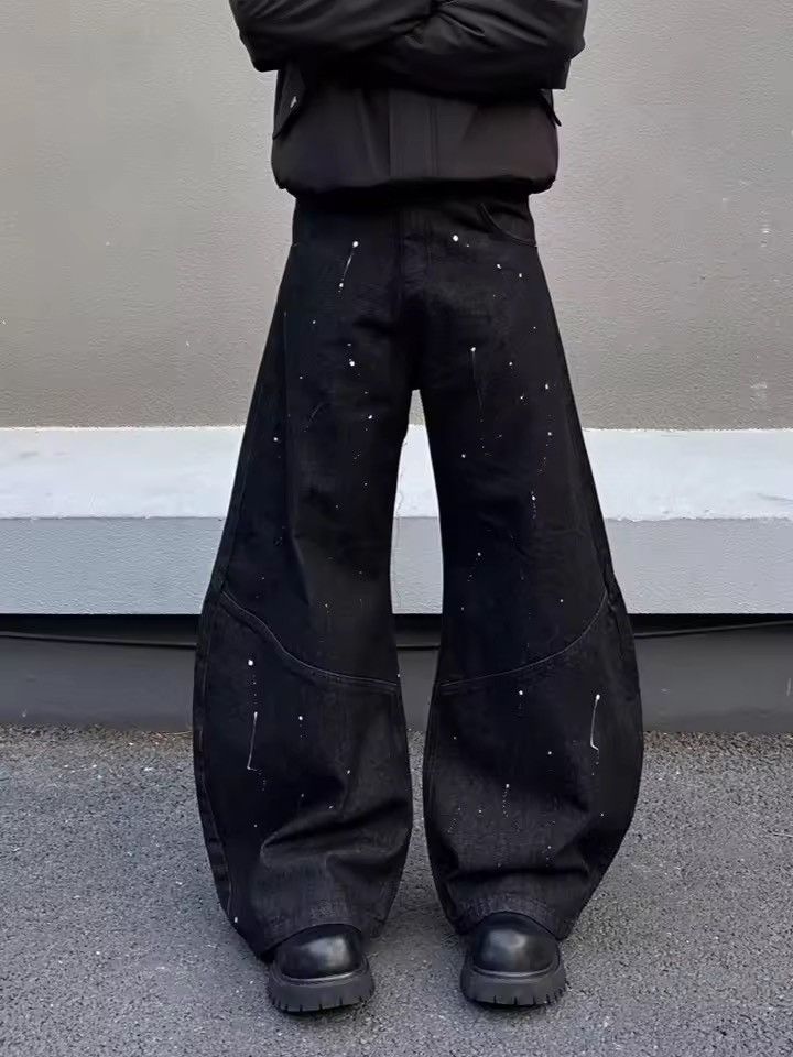 Jean Cyber Y2K Streetwear Striped Baggy Denim Pant Size US 30 / EU 46 - 9 Thumbnail