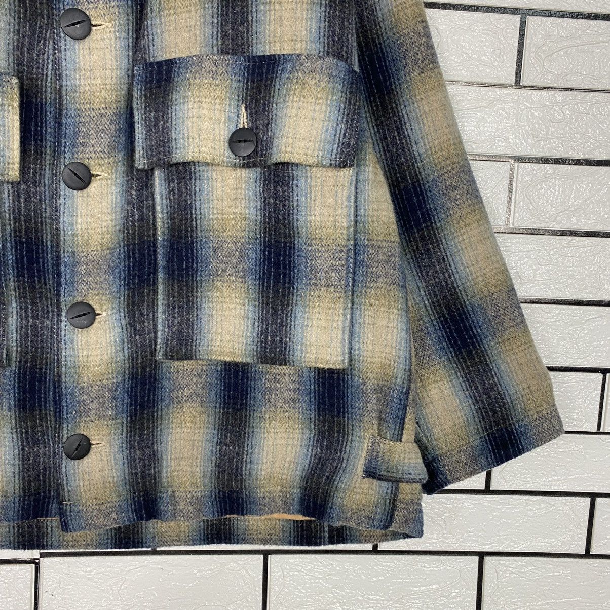 Japanese Brand 🔥VINTAGE WOOL JACKET TARTAN DESIGN LIPSTAR ISSEY MIYAKE Size US M / EU 48-50 / 2 - 5 Thumbnail