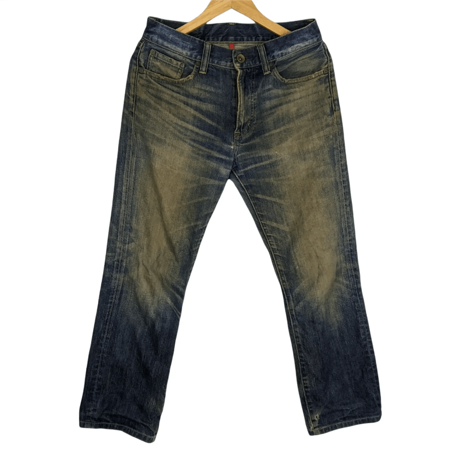 Uniqlo Vintage 2000's UNIQLO Japan Distressed Denim Jeans Pant Size US 30 / EU 46 - 3 Thumbnail