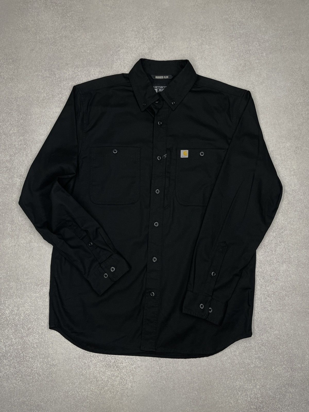 Carhartt Mens Carhartt Rugged Flex Professional Overshirt Black Size US M / EU 48-50 / 2 - 3 Thumbnail