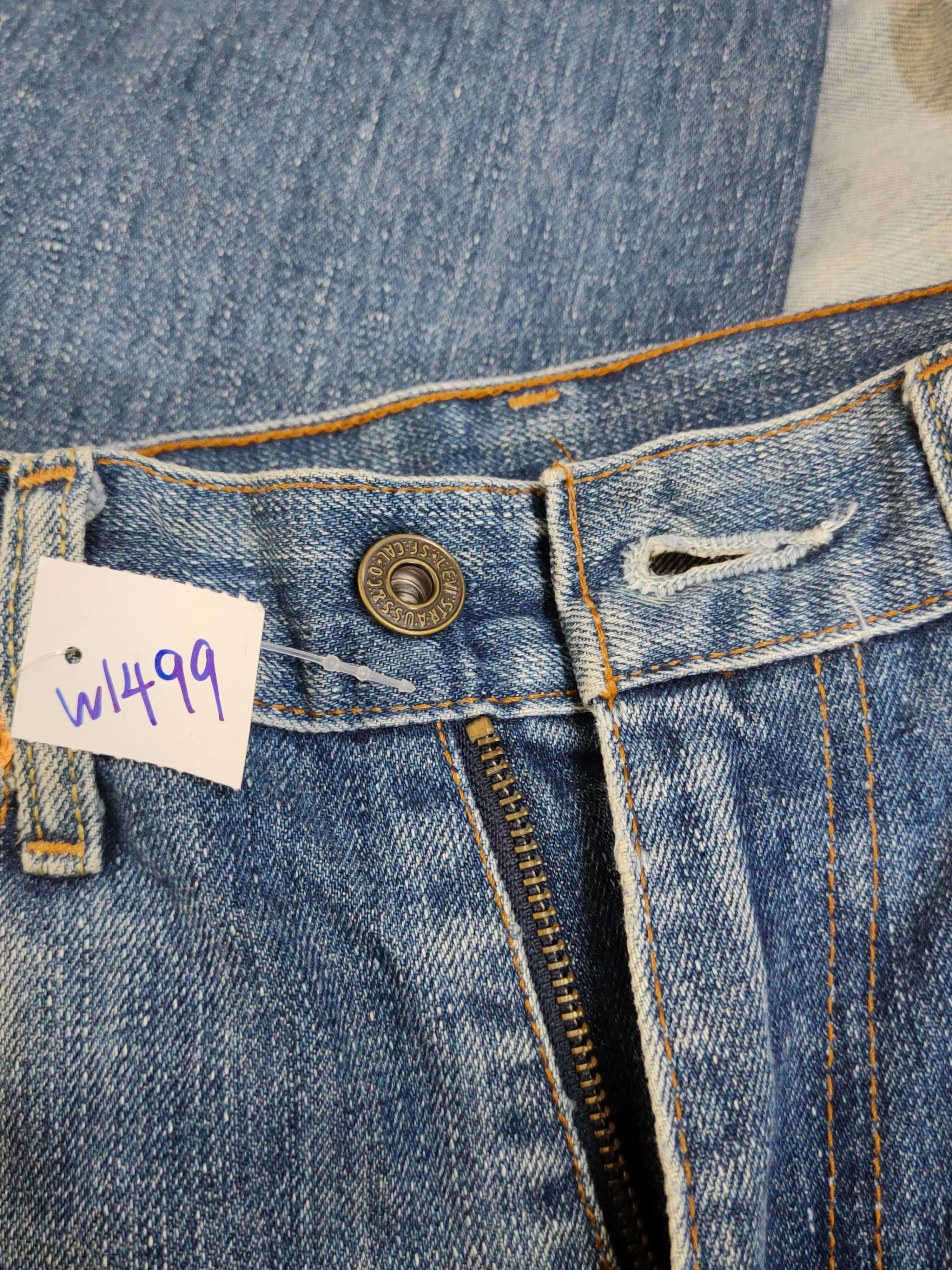 Levi's Levi's Blue Distressed Ripped denim Jeans #W141499 Size US 32 / EU 48 - 18 Thumbnail
