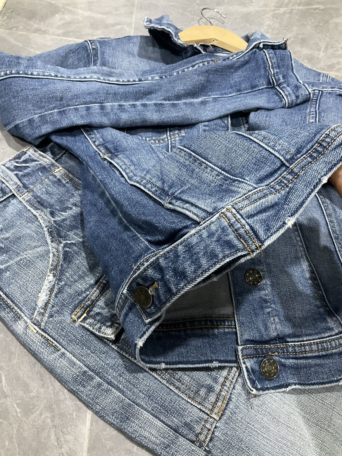Other Bundle Blue Denim 2 item - 1 set Jacket & Jeans vintge Size S / US 4 / IT 40 - 6 Thumbnail