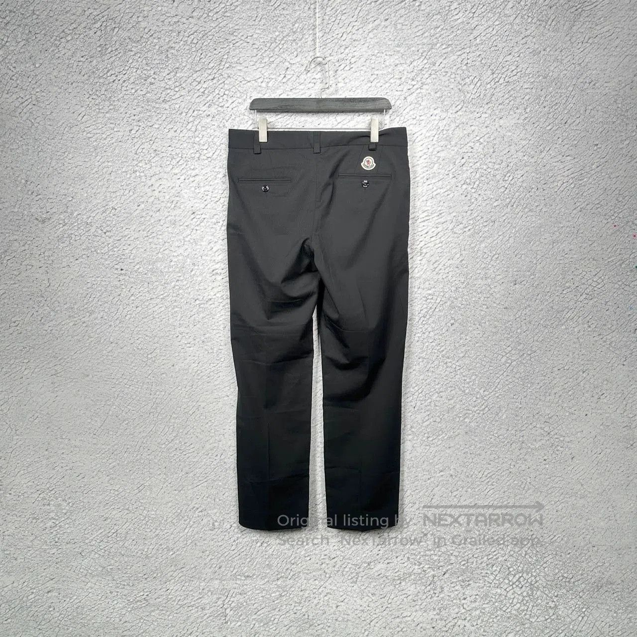Moncler Moncler Black Straight-Leg Dress Pants. Size US 32 / EU 48 - 2 Thumbnail