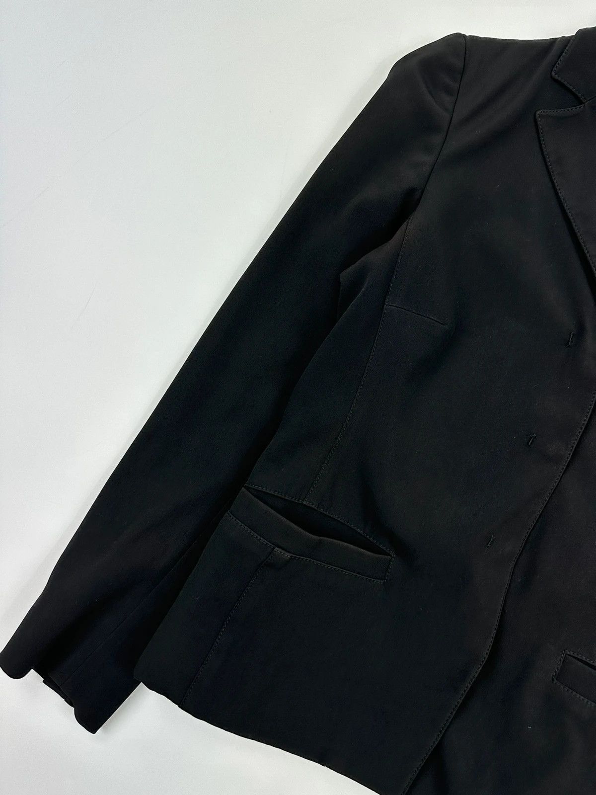 Prada Prada Milano SS1998 Black Blazer Jacket Size S / US 4 / IT 40 - 5 Thumbnail