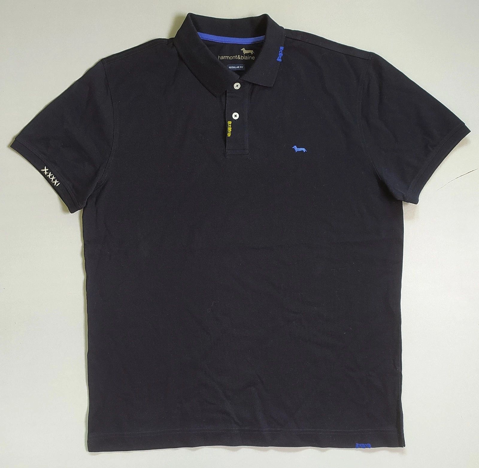Harmont & Blaine Harmont & Blaine Shortsleeves Polo Shirt ASM - 1999 Size US XL / EU 56 / 4 - 2 Thumbnail