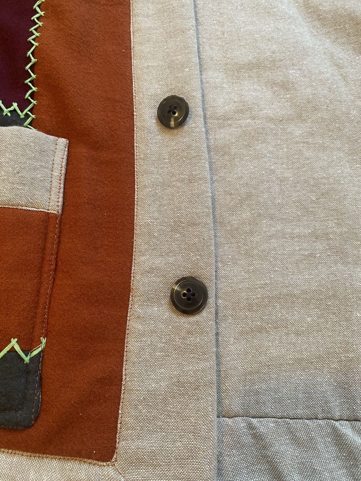 Bode BODE Embroidered Autumn Quilt Jacket size L/XL Size US L / EU 52-54 / 3 - 11 Thumbnail