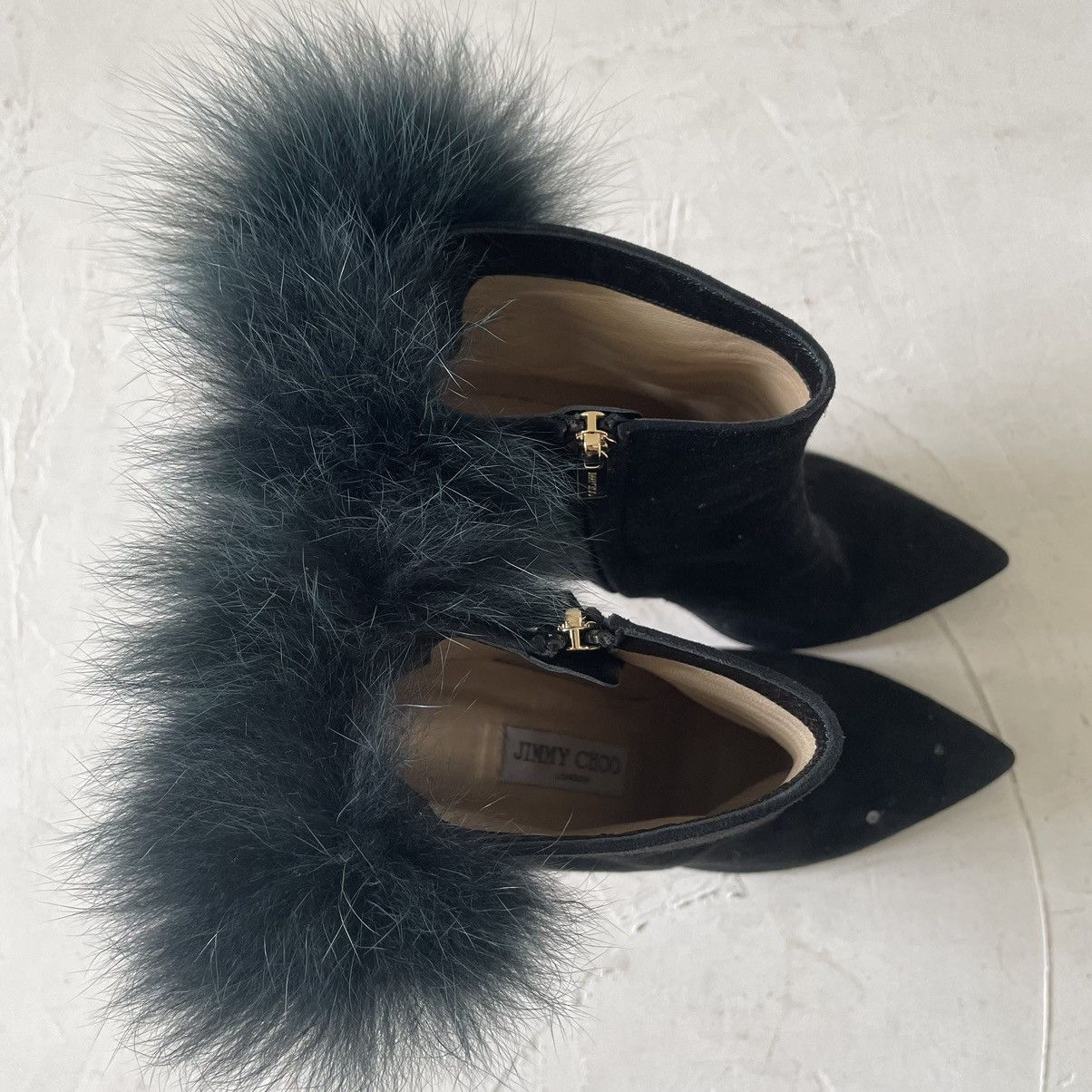 Jimmy Choo Jimmy Choo Black Velvet Boots With Pom Pom Size EU 38.5 US 8 Size US 8 / IT 38 - 5 Thumbnail