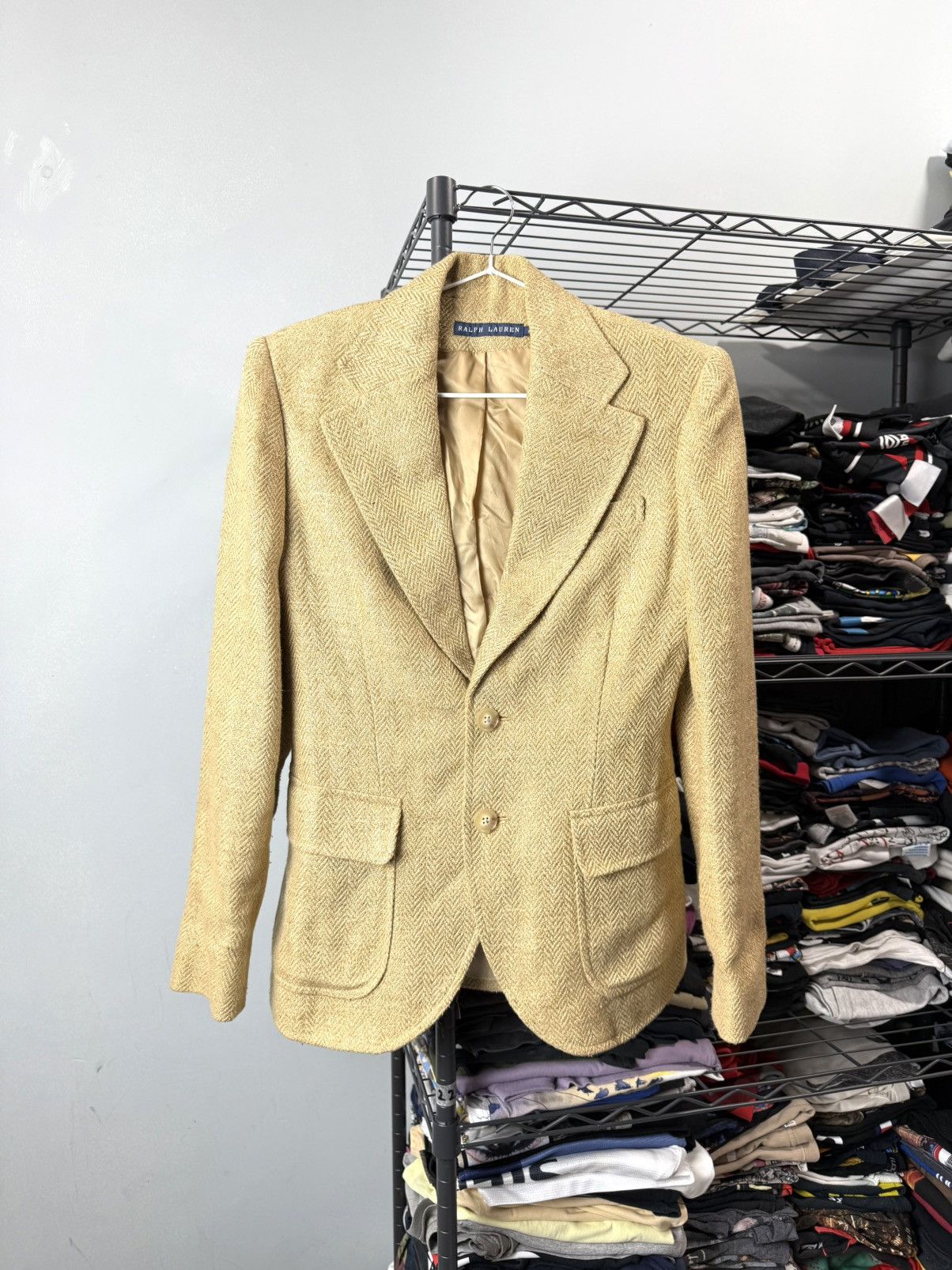 Ralph Lauren Wmns Ralph Lauren Linen Blazer Jacket RRL Size S / US 4 / IT 40 - 1 Thumbnail