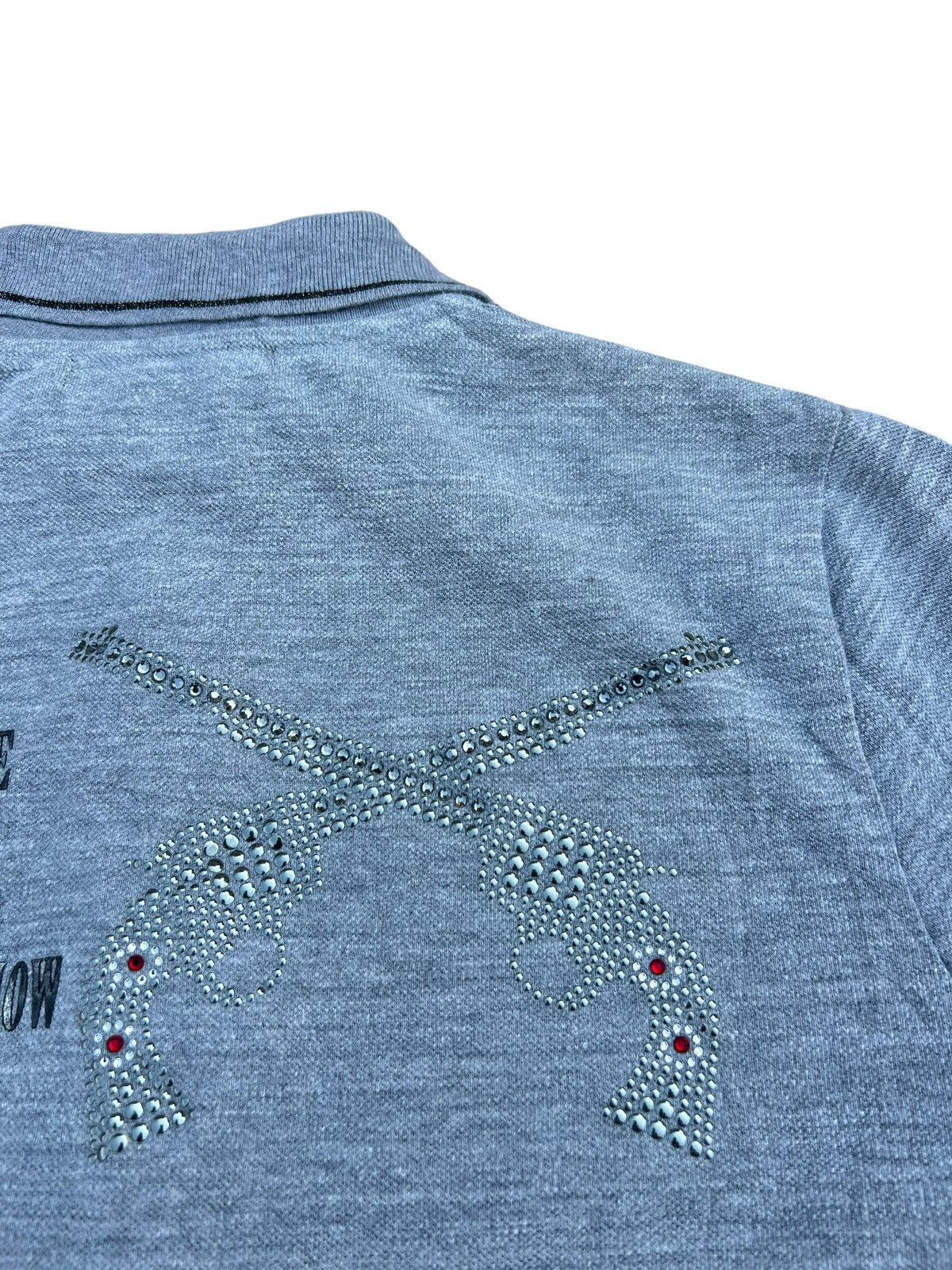 Mastermind Japan Roarguns Japan Beaded Cross Guns Poem Slim Polo Shirt Size US M / EU 48-50 / 2 - 15 Thumbnail