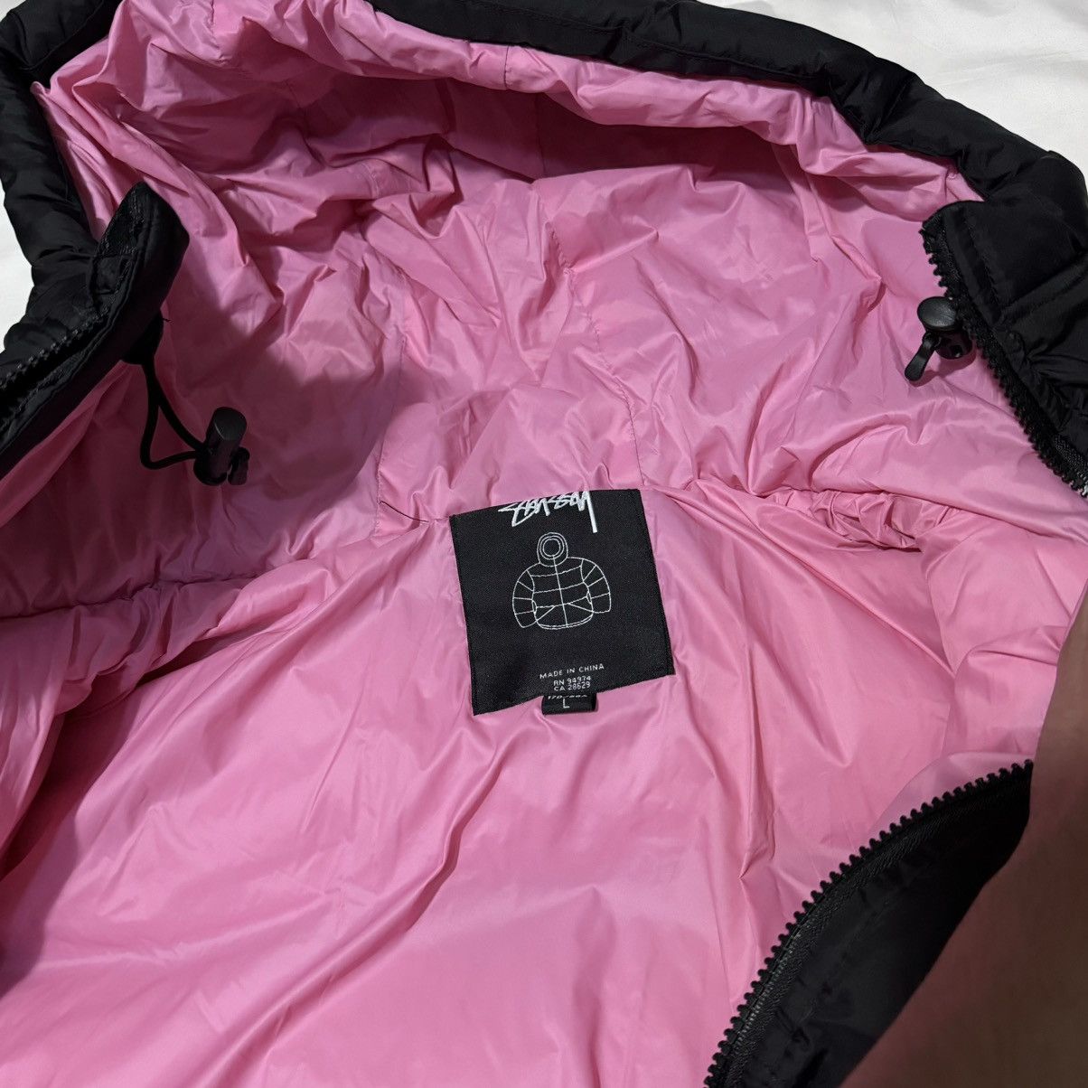 Stussy Black Stussy Puffer Size US L / EU 52-54 / 3 - 9 Thumbnail