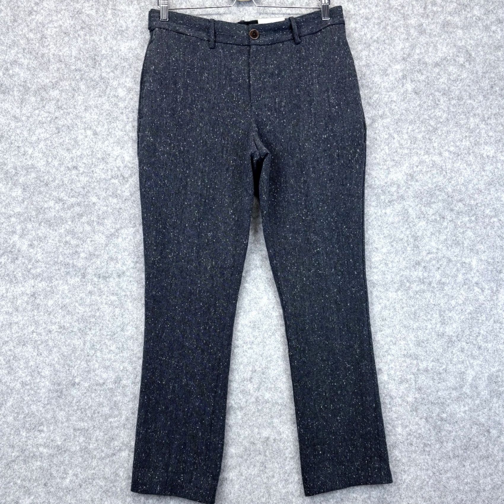Original Penguin VINTAGE Original Penguin Tweed Trousers Slim Fit W30” L29” Mens Navy BNWT Size US 30 / EU 46 - 2 Thumbnail