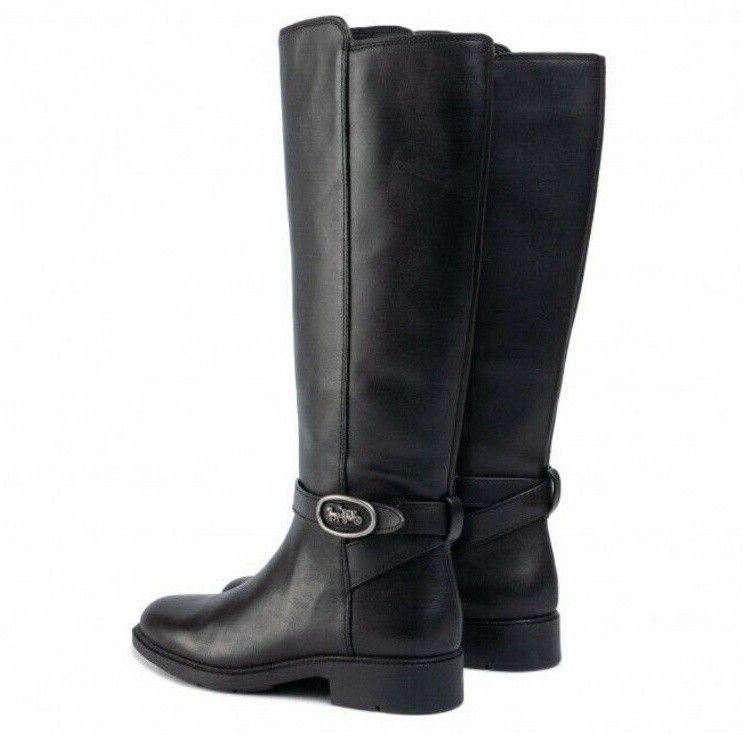 Coach COACH Walnut Horse Carriage Equestrian Riding Knee Boots Size US 7.5 / IT 37.5 - 14 Thumbnail