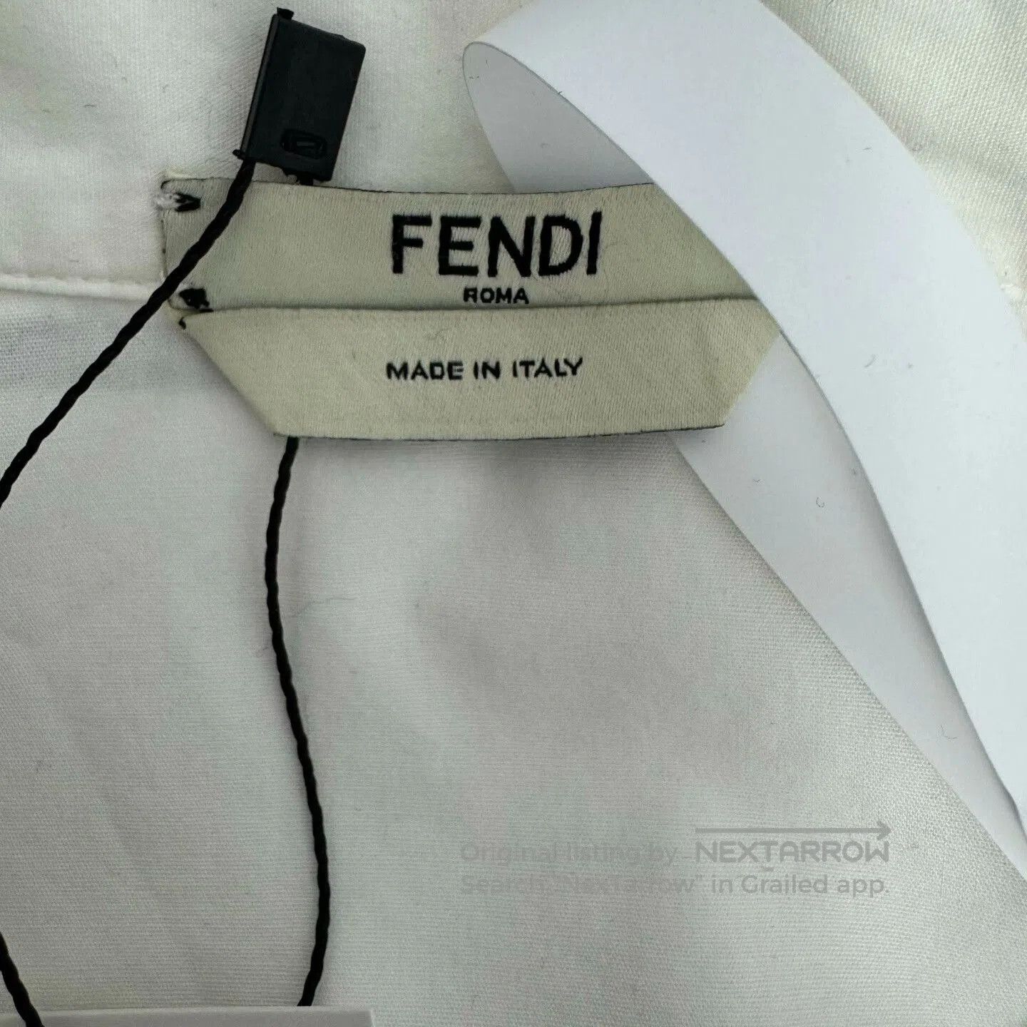 Fendi Fendi Hand-Painted Shirt in California Sky. Size US M / EU 48-50 / 2 - 5 Thumbnail