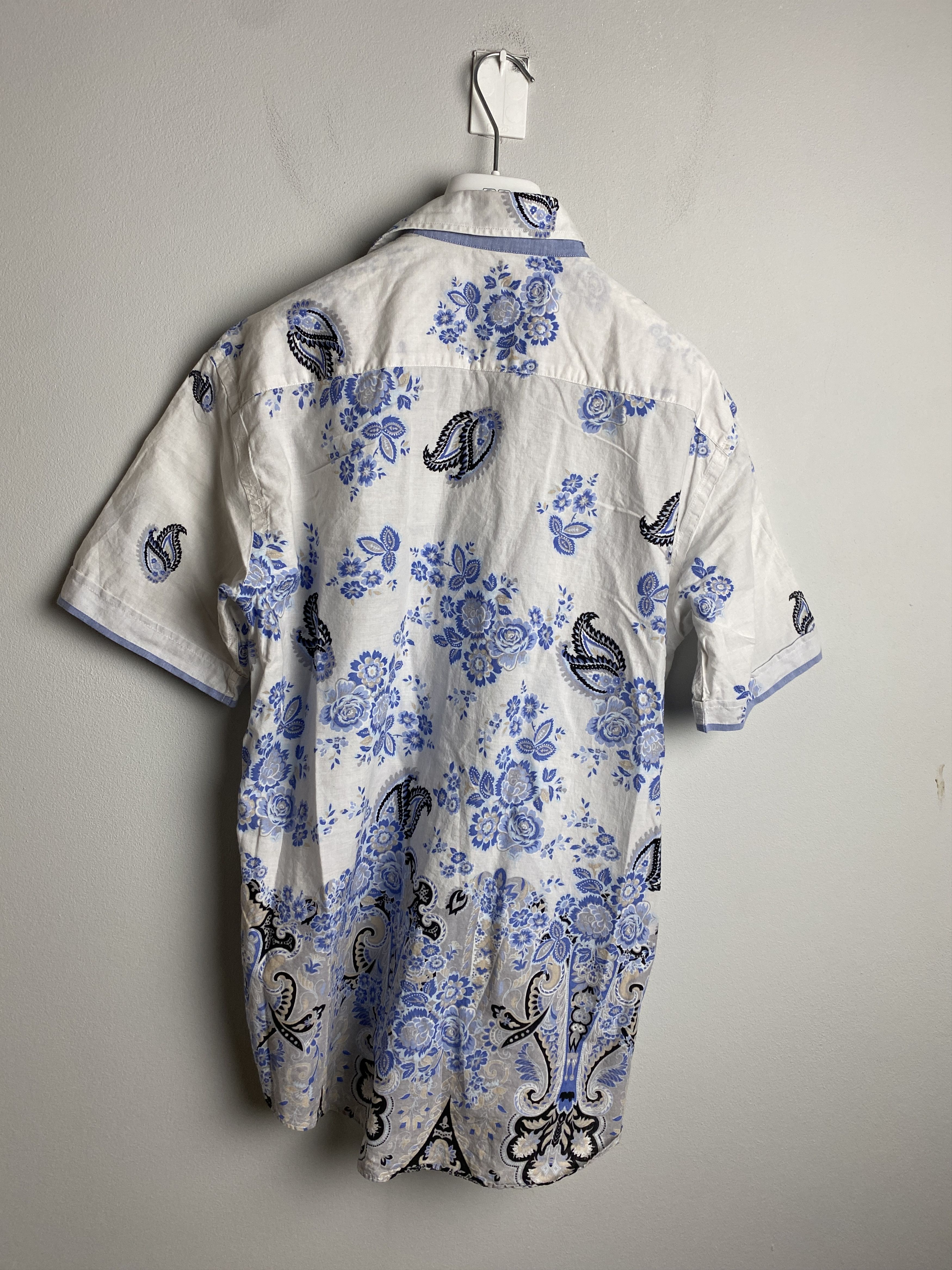 Etro Etro floral printed short sleeve shirt button ups casual Size US XS / EU 42 / 0 - 4 Thumbnail