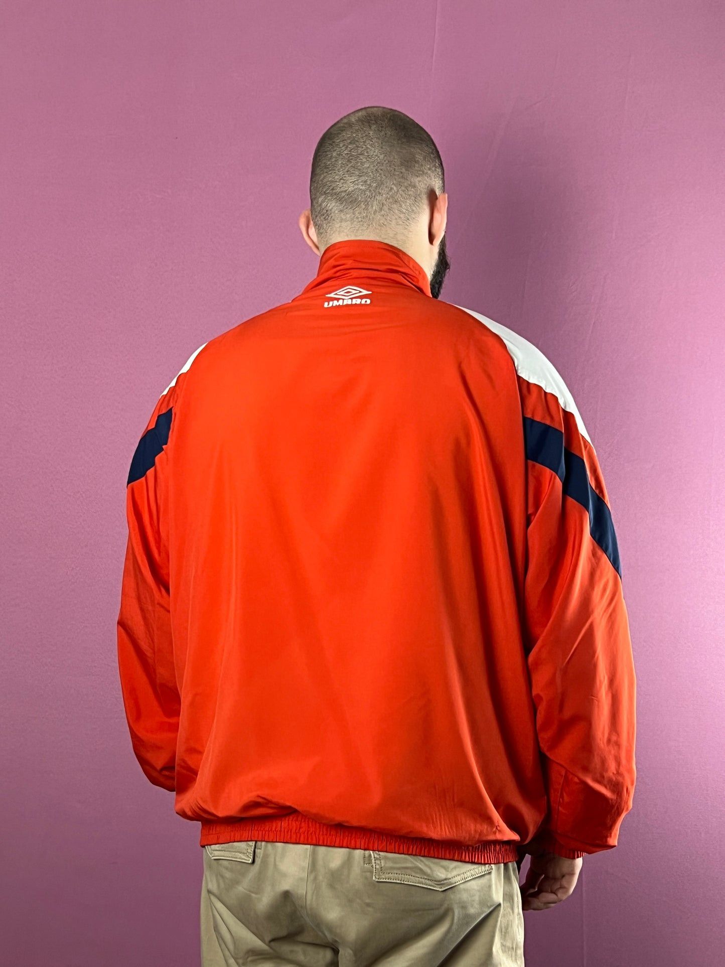 Umbro × Vintage 90s Umbro Vintage Men's Windbreaker Jacket - XL Size US XL / EU 56 / 4 - 3 Thumbnail