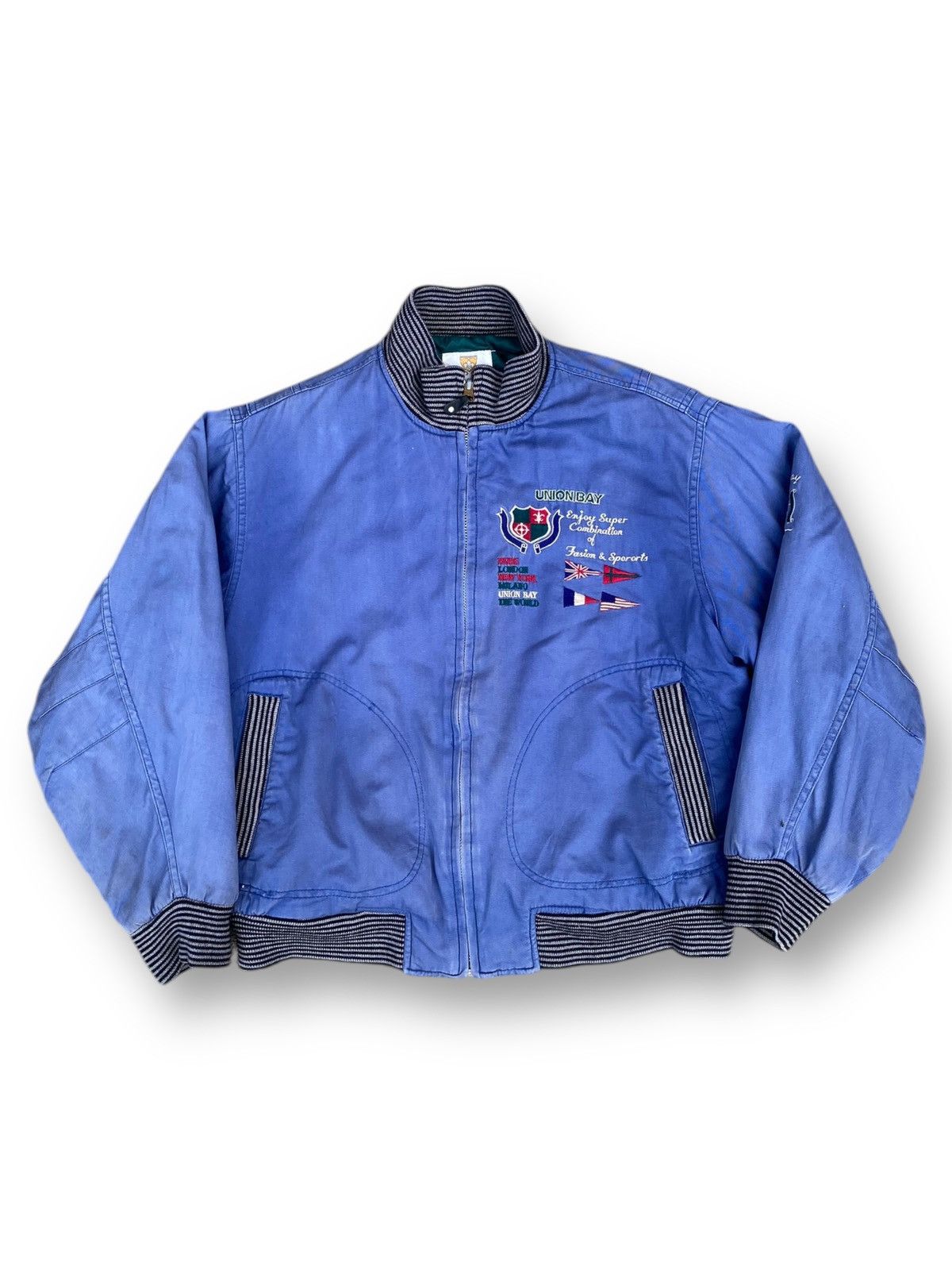 Vintage Vintage Union Bay Bomber Jacket. #D7 Size US XL / EU 56 / 4 - 1 Thumbnail