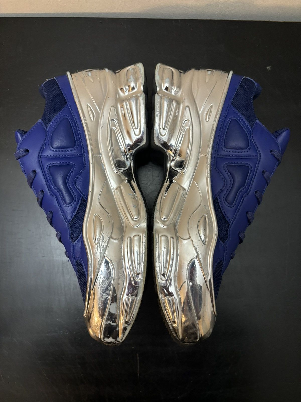Adidas × Raf Simons adidas Raf Simons Ozweego Unity Ink Silver Metallic Size US 8.5 / EU 41-42 - 3 Thumbnail