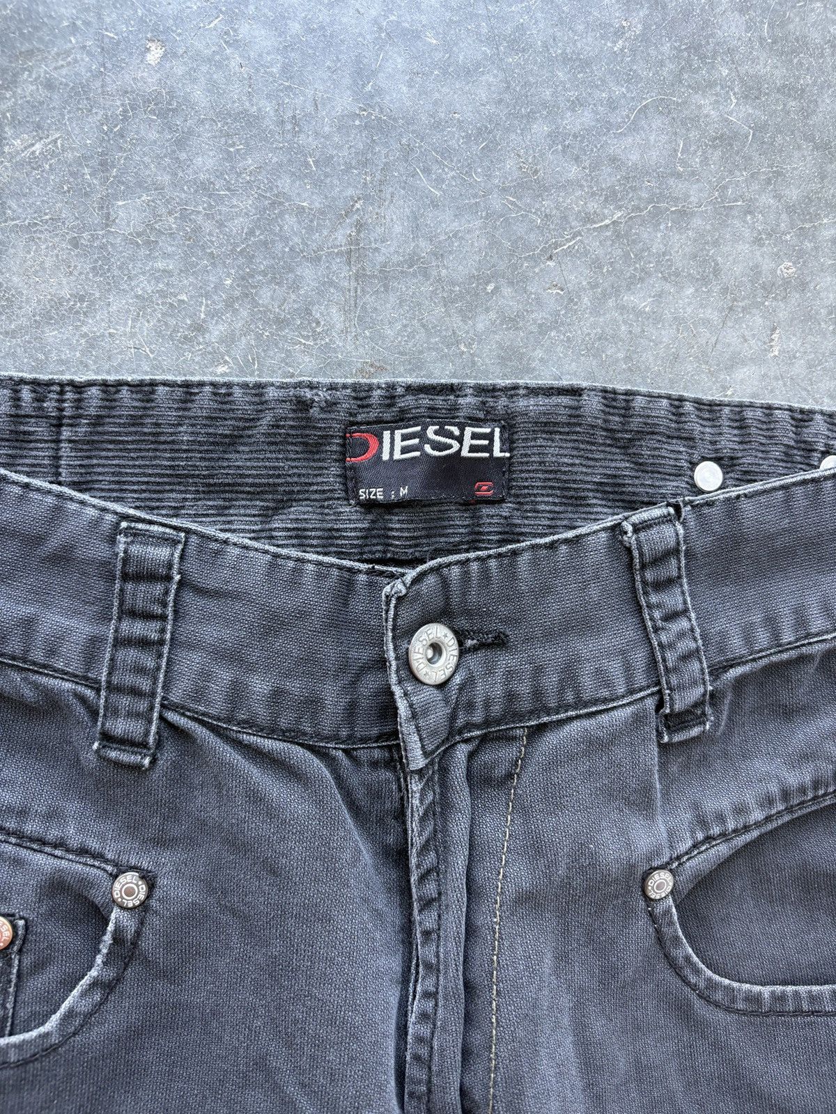 Diesel Vintage Y2K Diesel Pants Wide Leg 29x30 Size US 29 - 5 Thumbnail