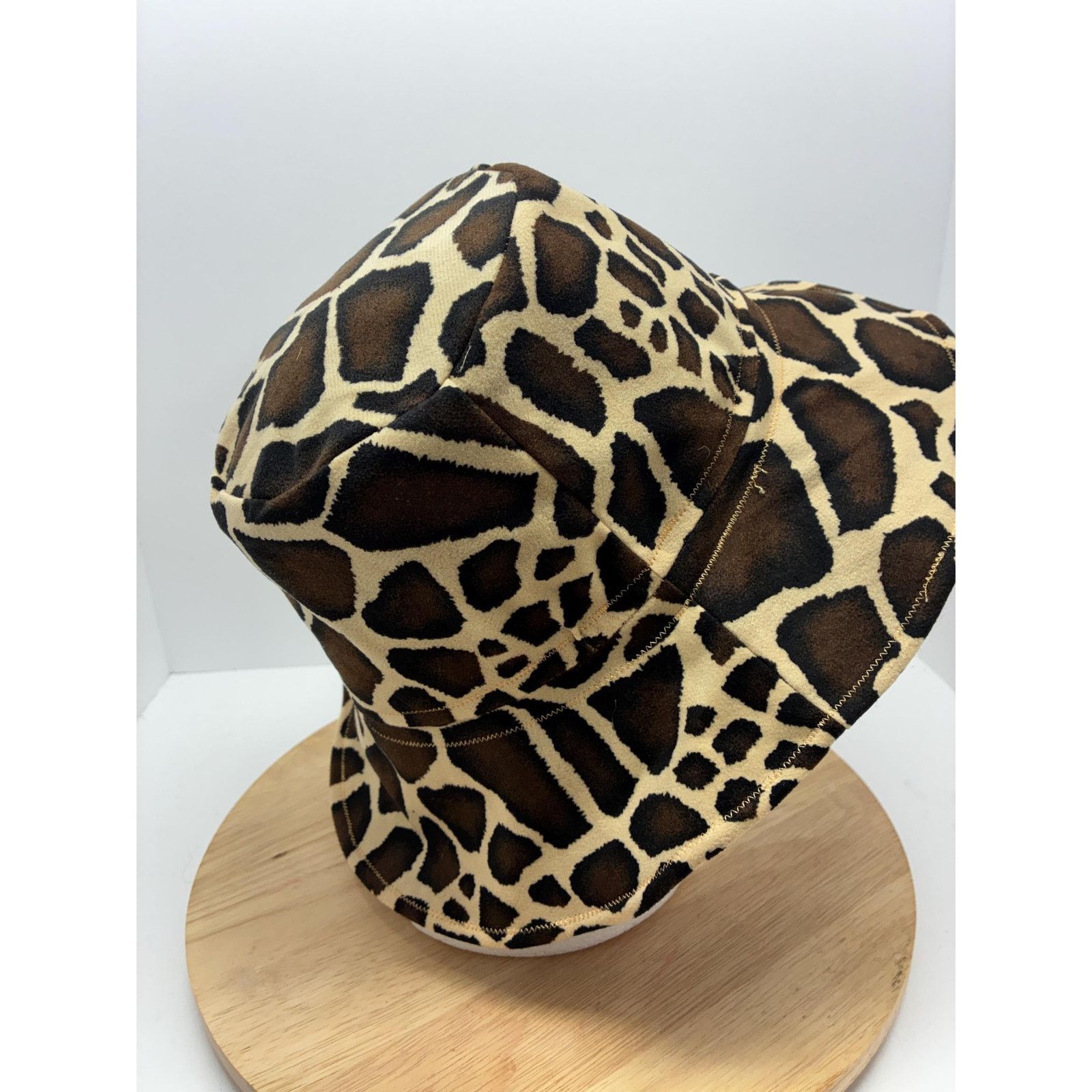 Other Giraffe Print Bucket Hat – Large – Felt Lined, Soft Size ONE SIZE - 8 Thumbnail