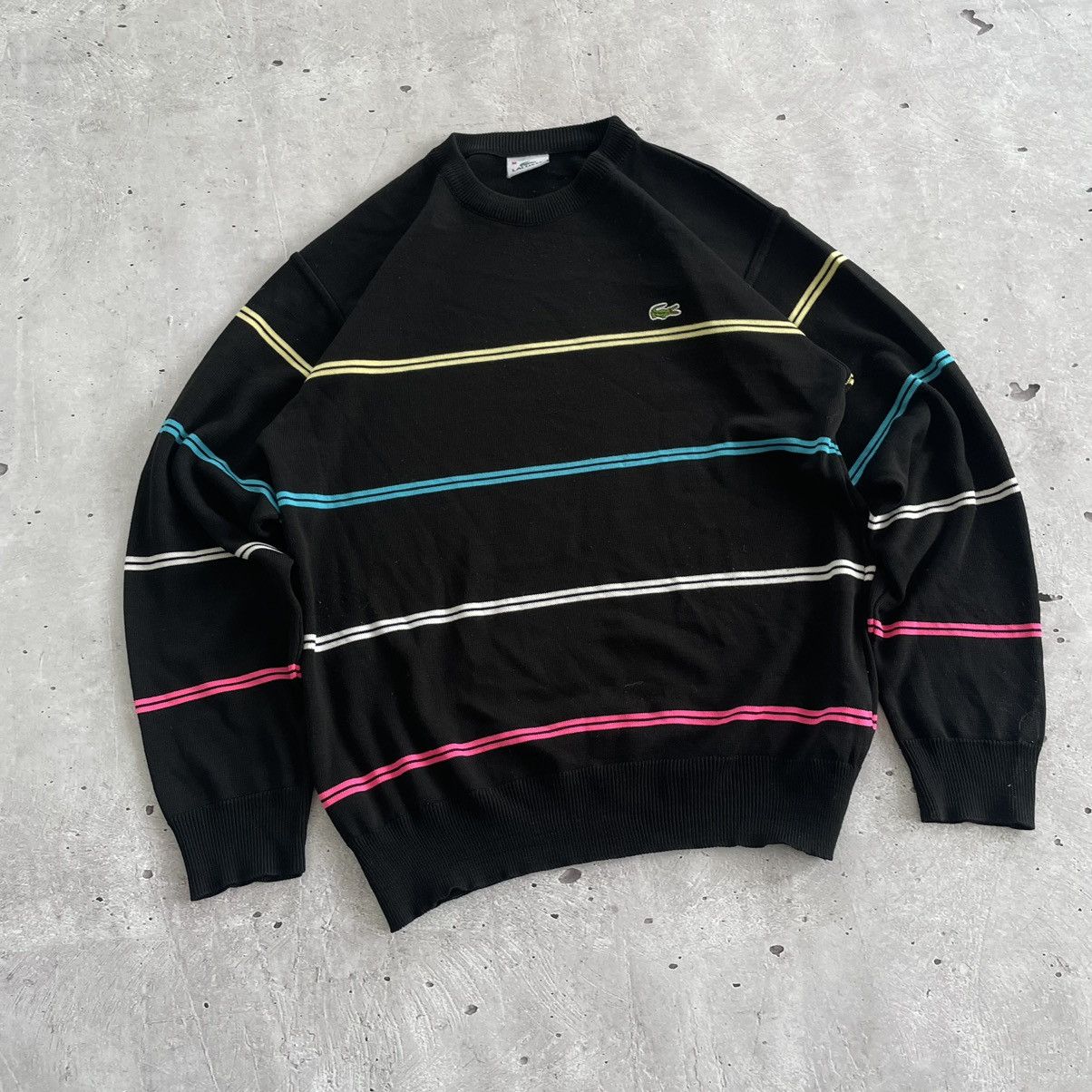 Lacoste × Vintage Vintage 90s Lacoste Knit Sweater Sz M Size US M / EU 48-50 / 2 - 3 Thumbnail