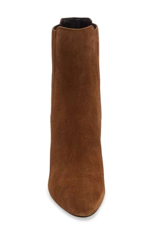 Saint Laurent Paris o1s1wg111024 Lou Chelsea Boots in Suede in Brown Size US 5.5 / IT 35.5 - 3 Thumbnail