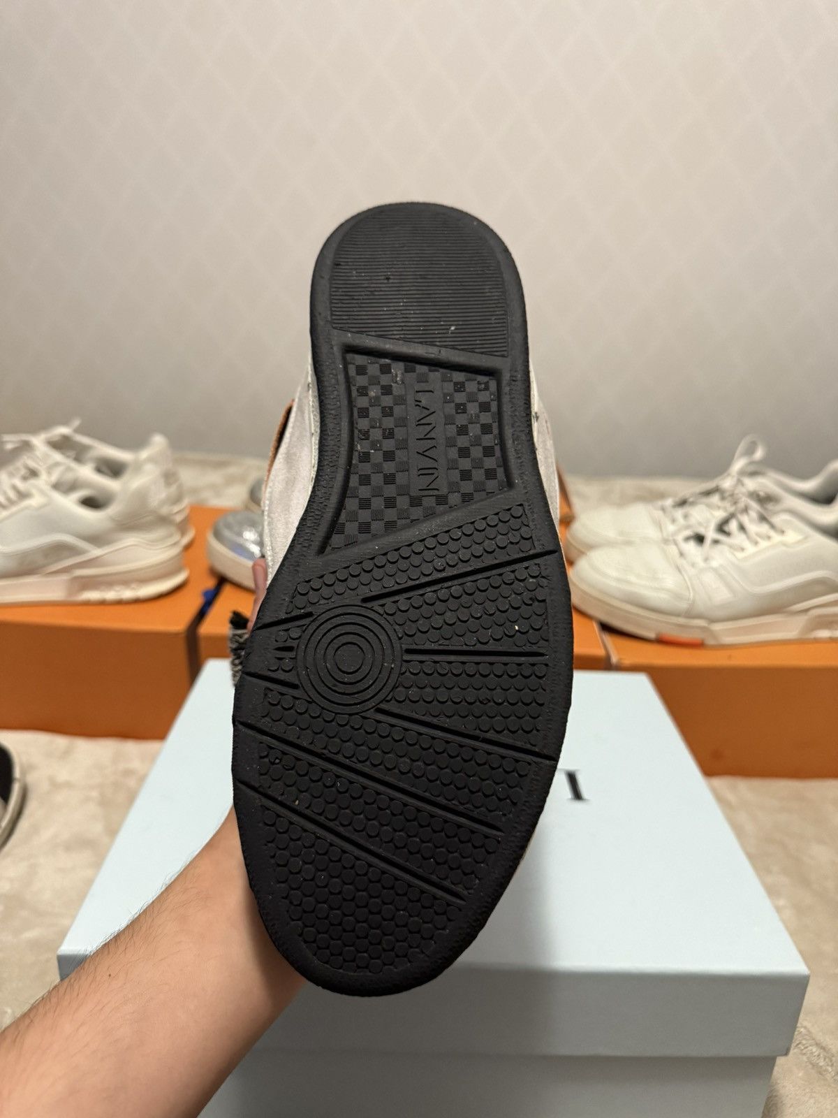 Lanvin Lanvin Curb Sneaker Orange Blue Size US 11 / EU 44 - 8 Thumbnail