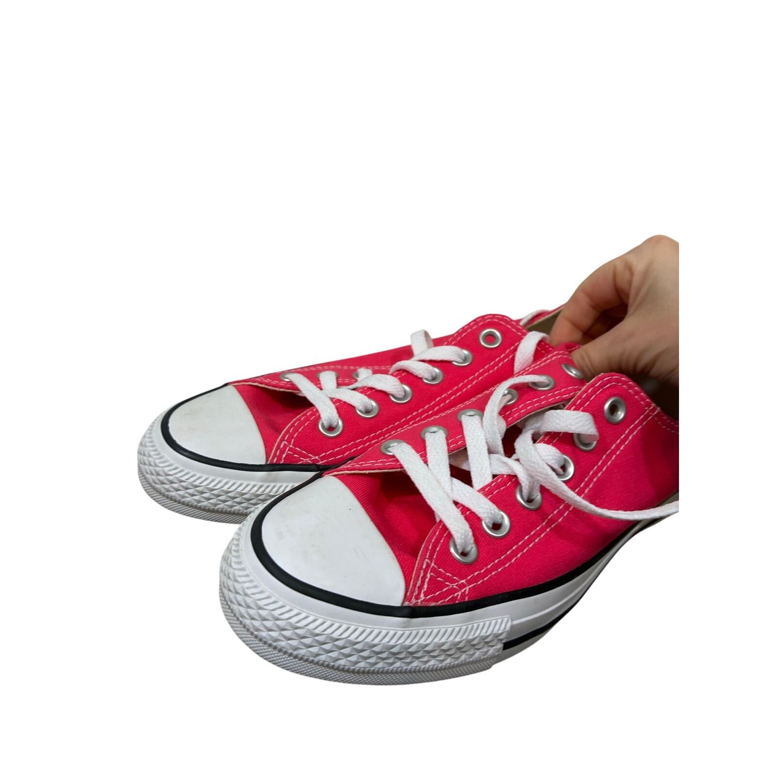 Converse Converse All Star Low Strawberry Jam Pink Canvas Sneakers 7 Size US 7 / IT 37 - 1 Thumbnail