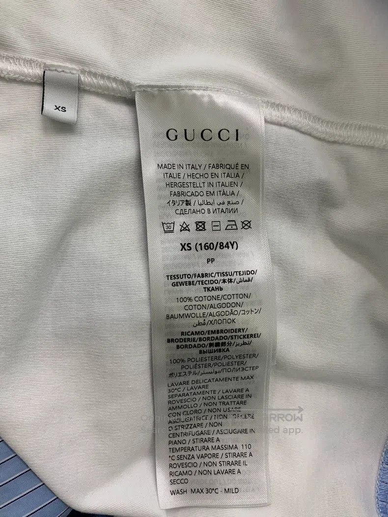 Gucci Gucci White fake two-piece stitched short-sleeved T-shirt Size US XS / EU 42 / 0 - 4 Thumbnail