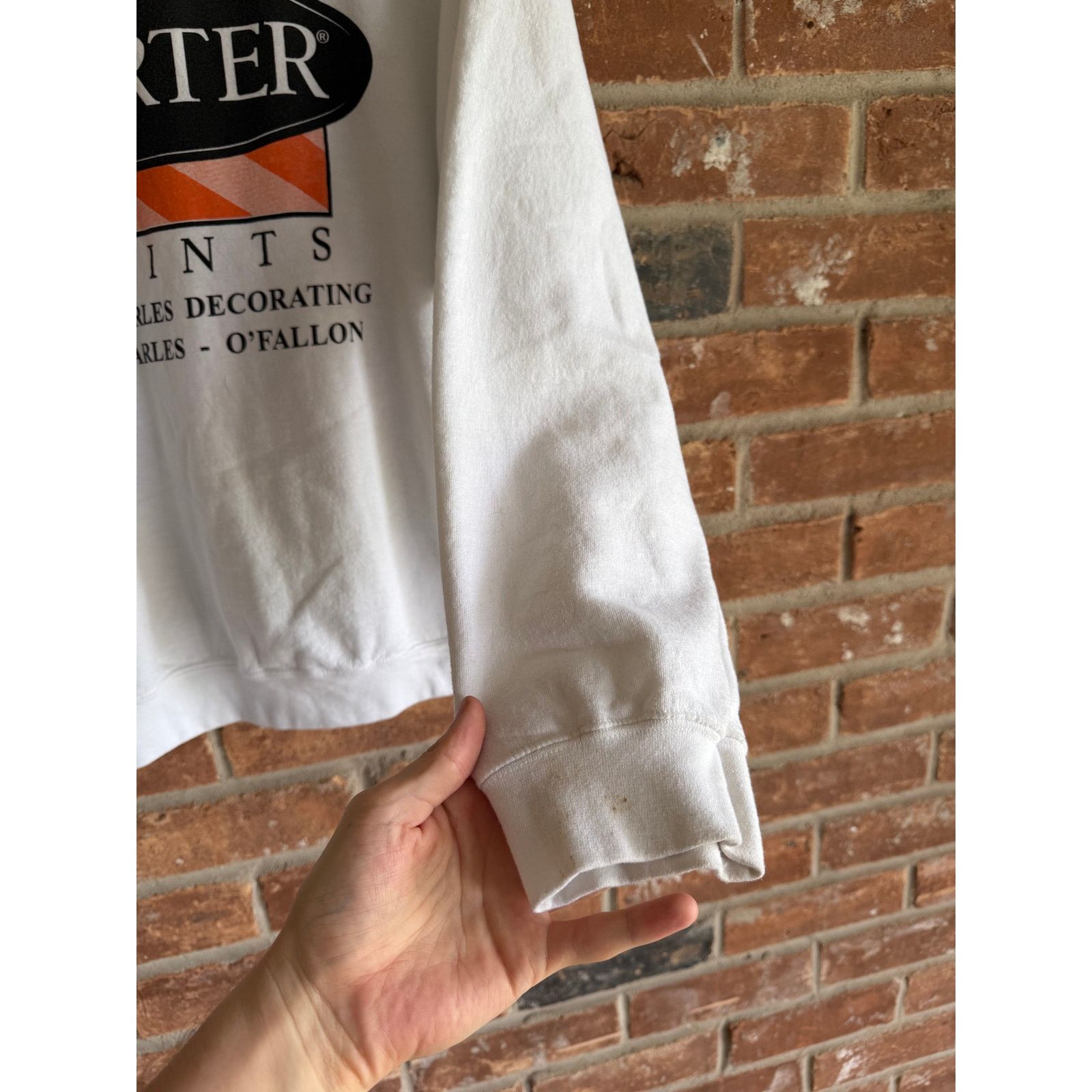 Vintage Porter Paints Vintage White Crewneck Sweatshirt XL Size US XL / EU 56 / 4 - 6 Thumbnail