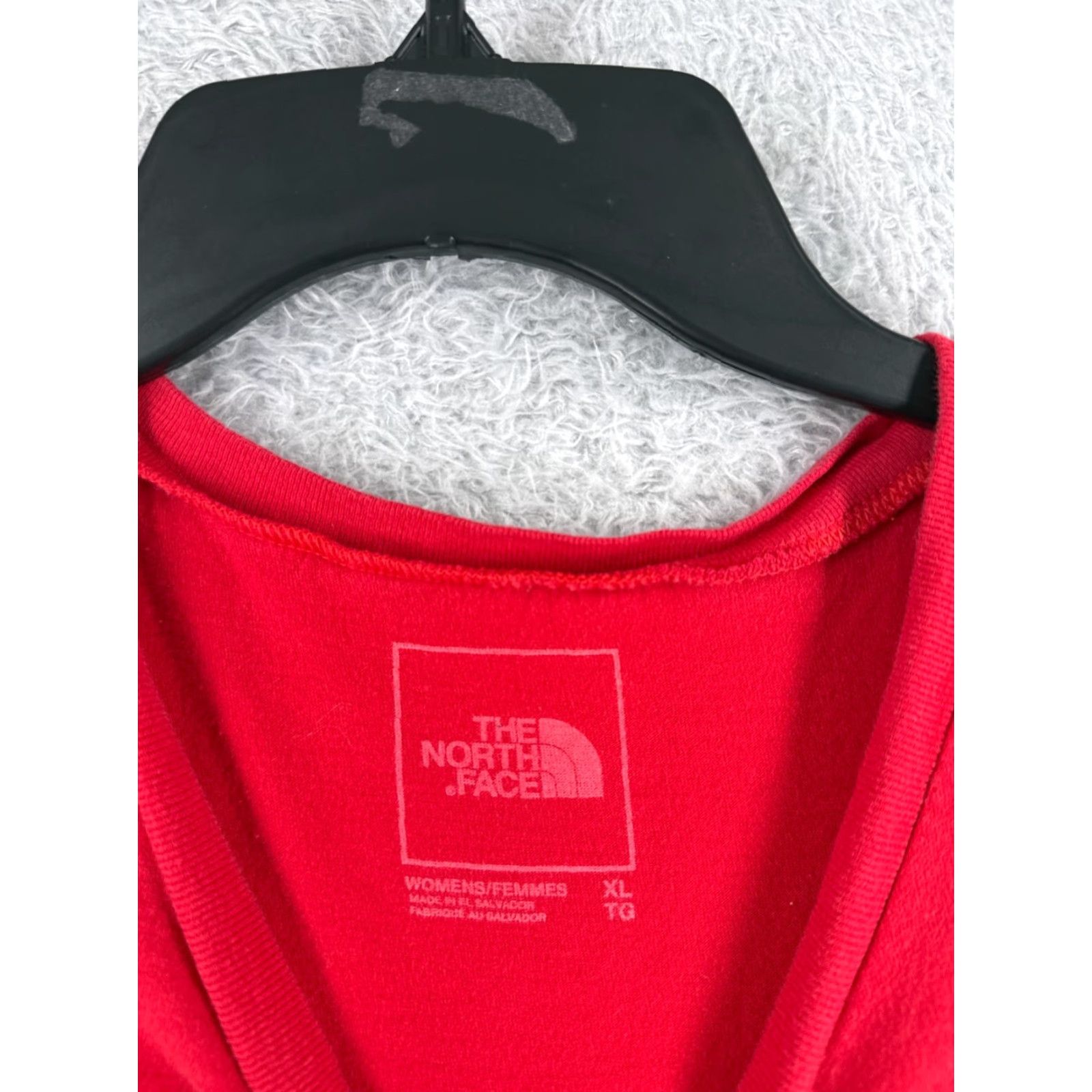 The North Face The North Face Shirt Women XL Red Tank Sleeveless 100% Cotton Crop Size XL / US 12-14 / IT 48-50 - 6 Thumbnail