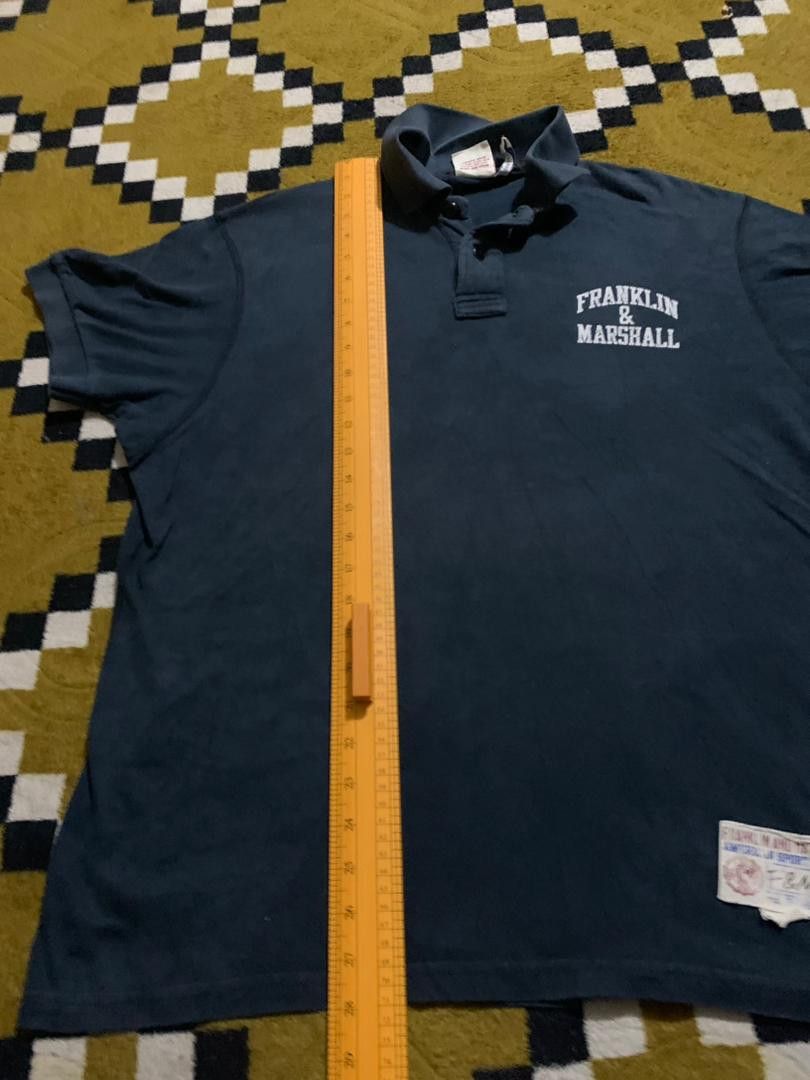Franklin & Marshall e30 Franklin Marshall Marin Polo Shirt made in Italy Size US XL / EU 56 / 4 - 12 Thumbnail