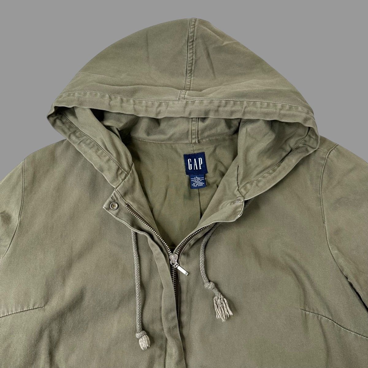 Gap × Vintage Vintage 1990s gap hooded jacket Size US L / EU 52-54 / 3 - 3 Thumbnail